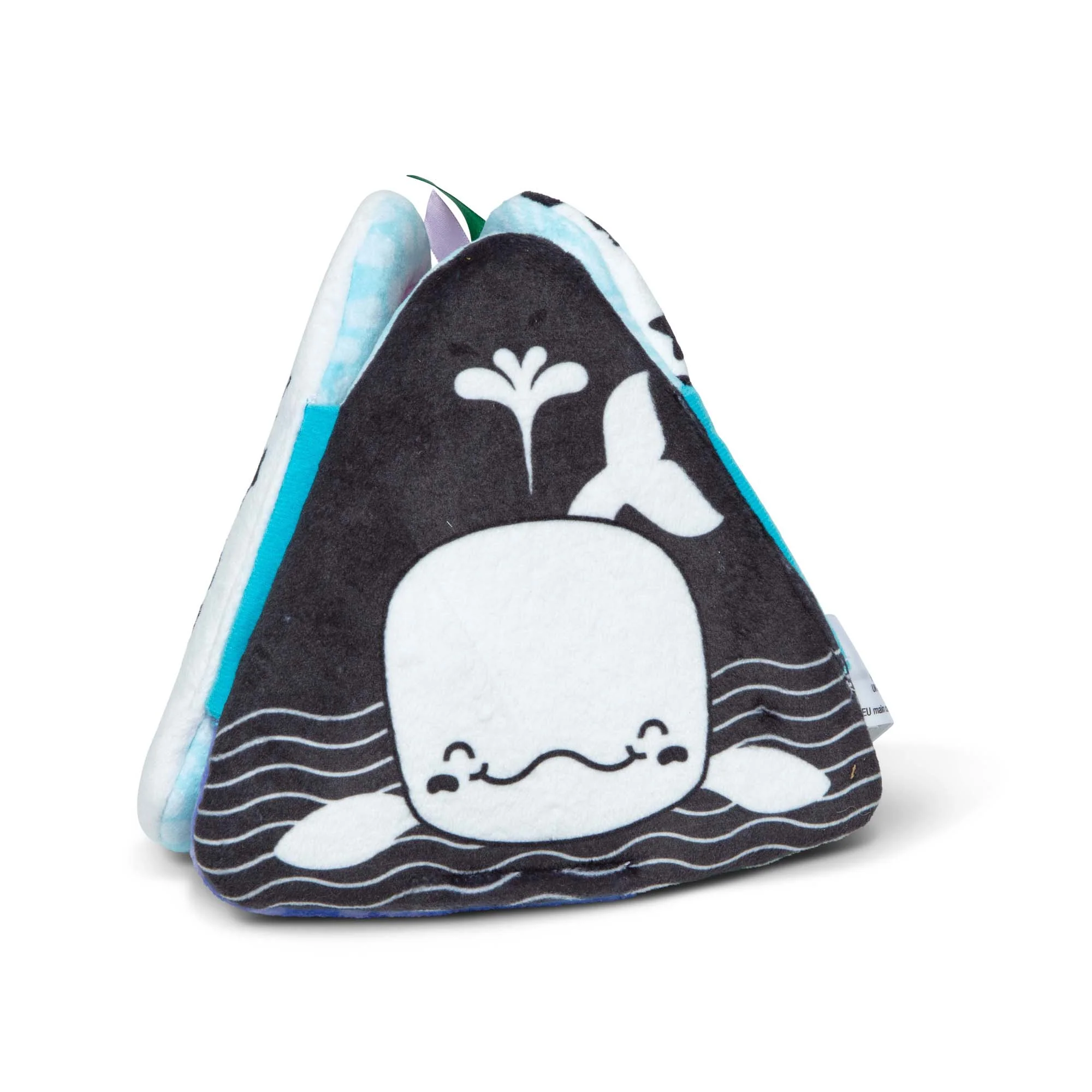 Melissa & Doug Ocean Tummy Time Triangle – Engaging Infant Playmat - Image 4