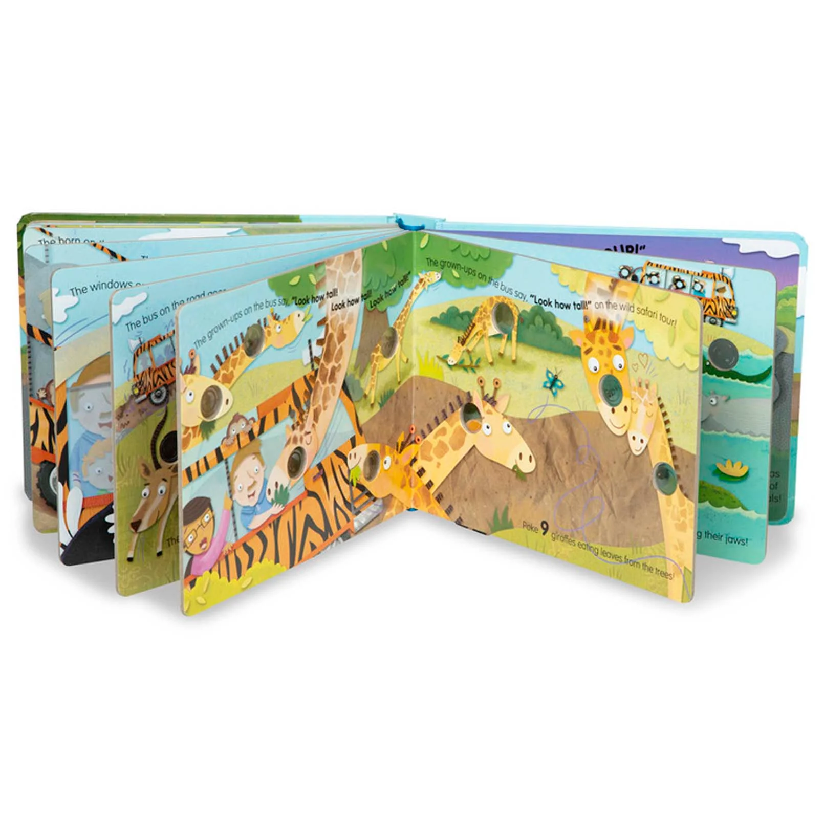 Melissa & Doug Poke-A-Dot! The Wheels on the Bus Interactive Book - Image 2