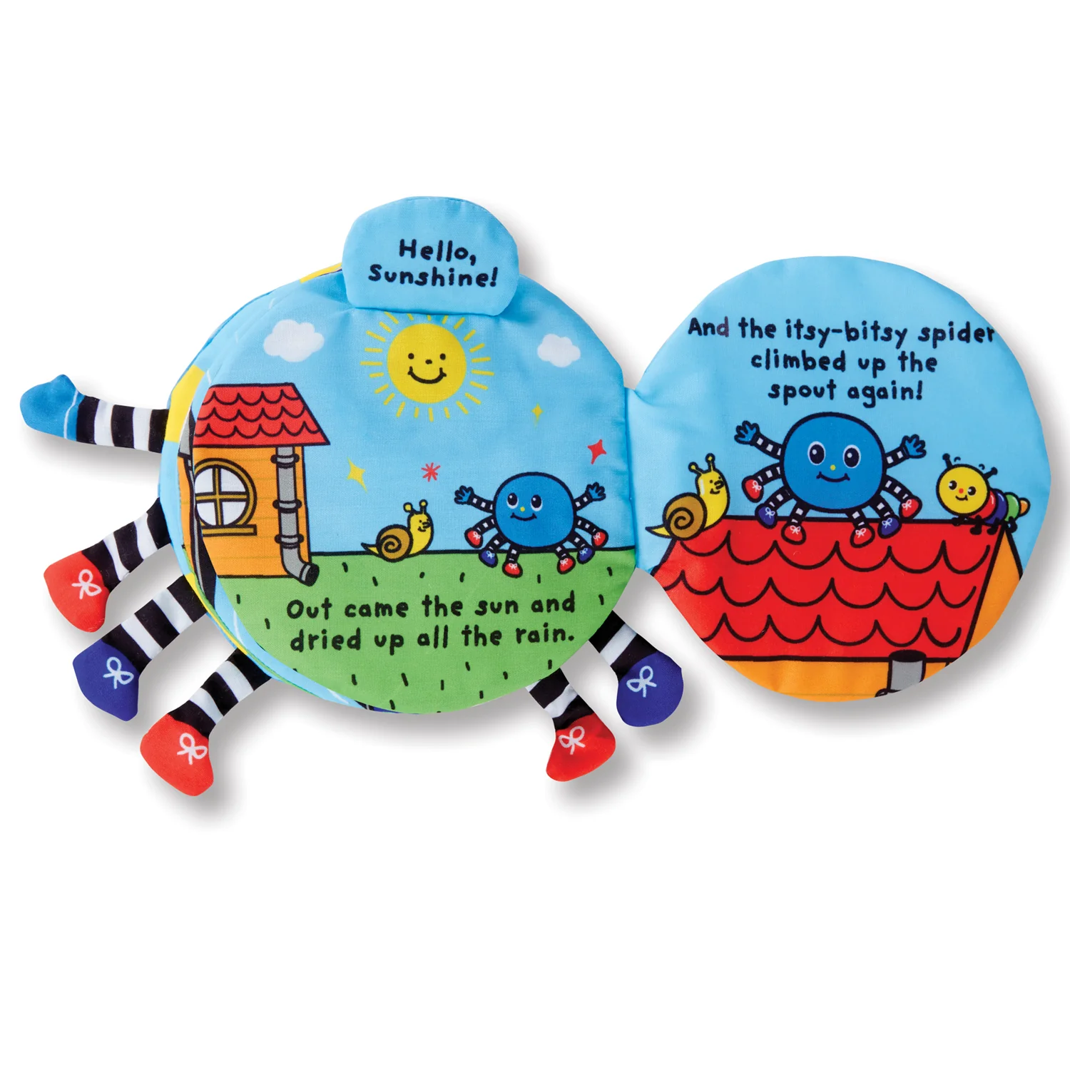 Melissa & Doug Itsy-Bitsy Spider Soft Cloth Book - Image 2