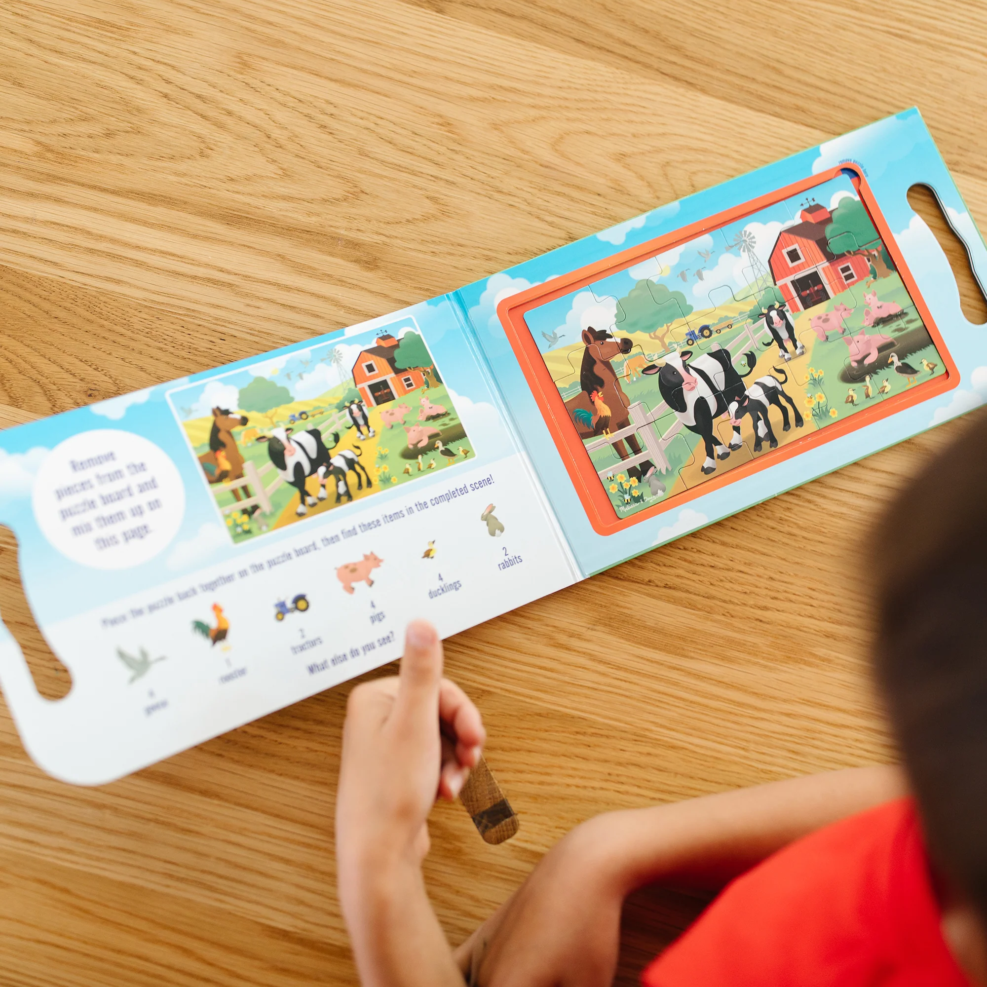 Melissa & Doug On the Farm 2-Pack Magnetic Puzzles - 15 pc each - Image 4