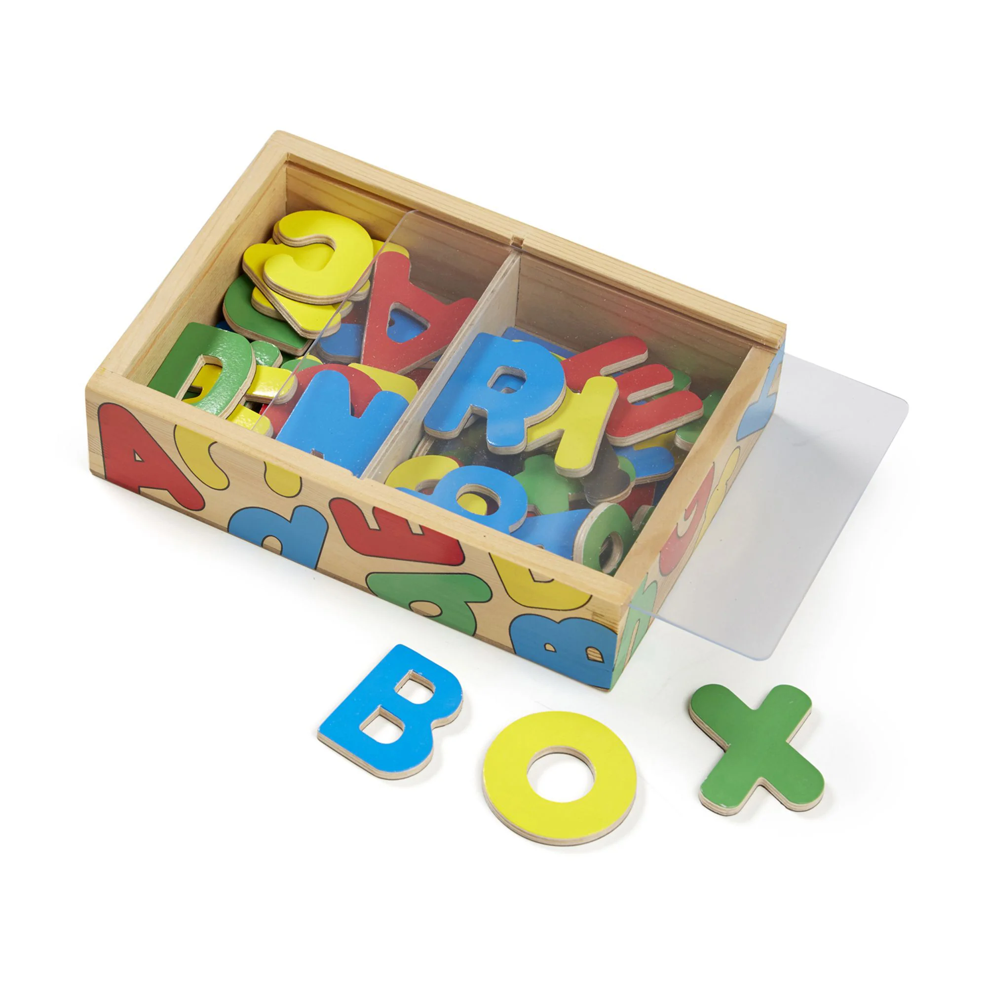 Melissa & Doug Alphabet Adventure - Wooden Magnetic Letters Set