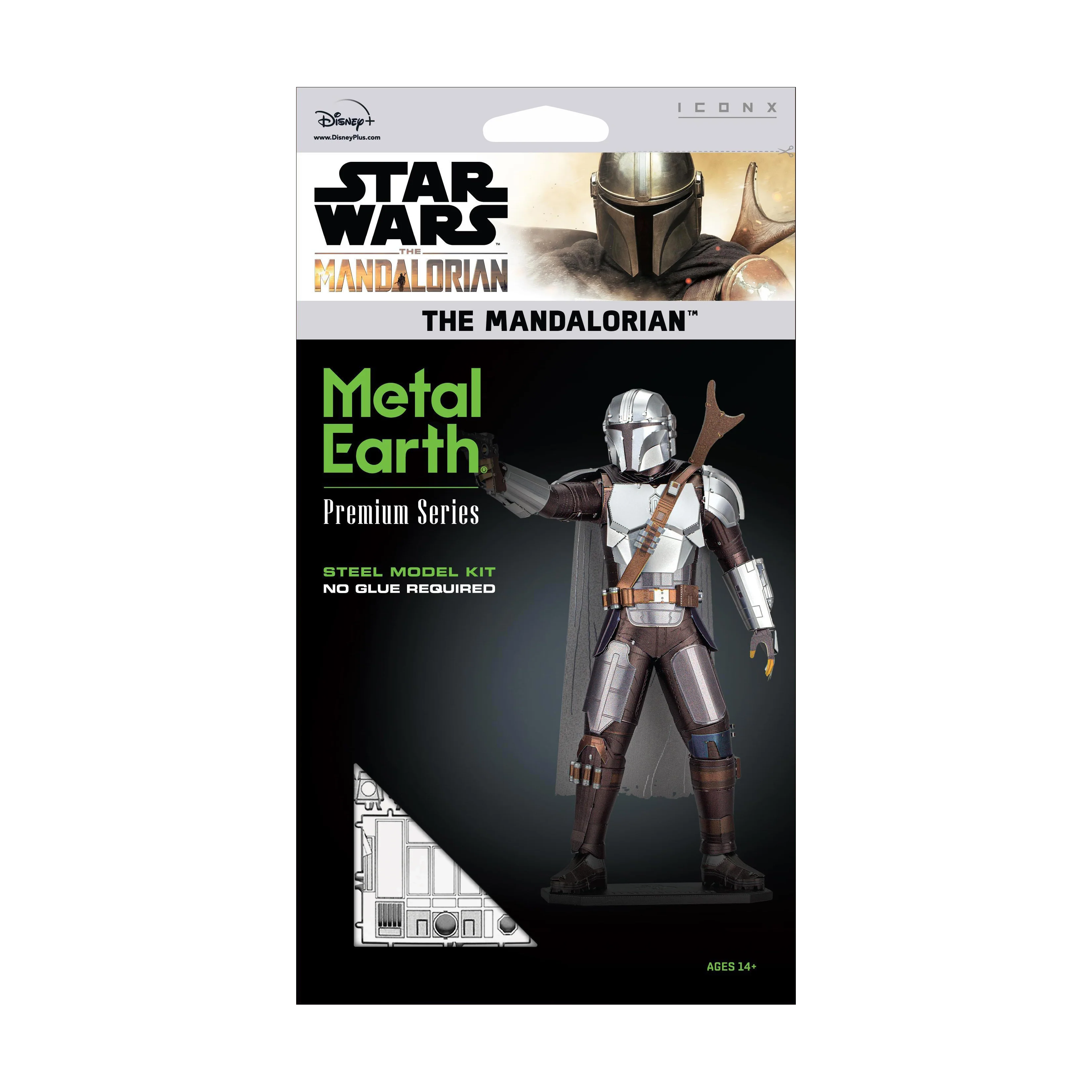 Metal Earth ICONX Premium 3D Model Kit - Star Wars The Mandalorian 7.4 inch - Image 2