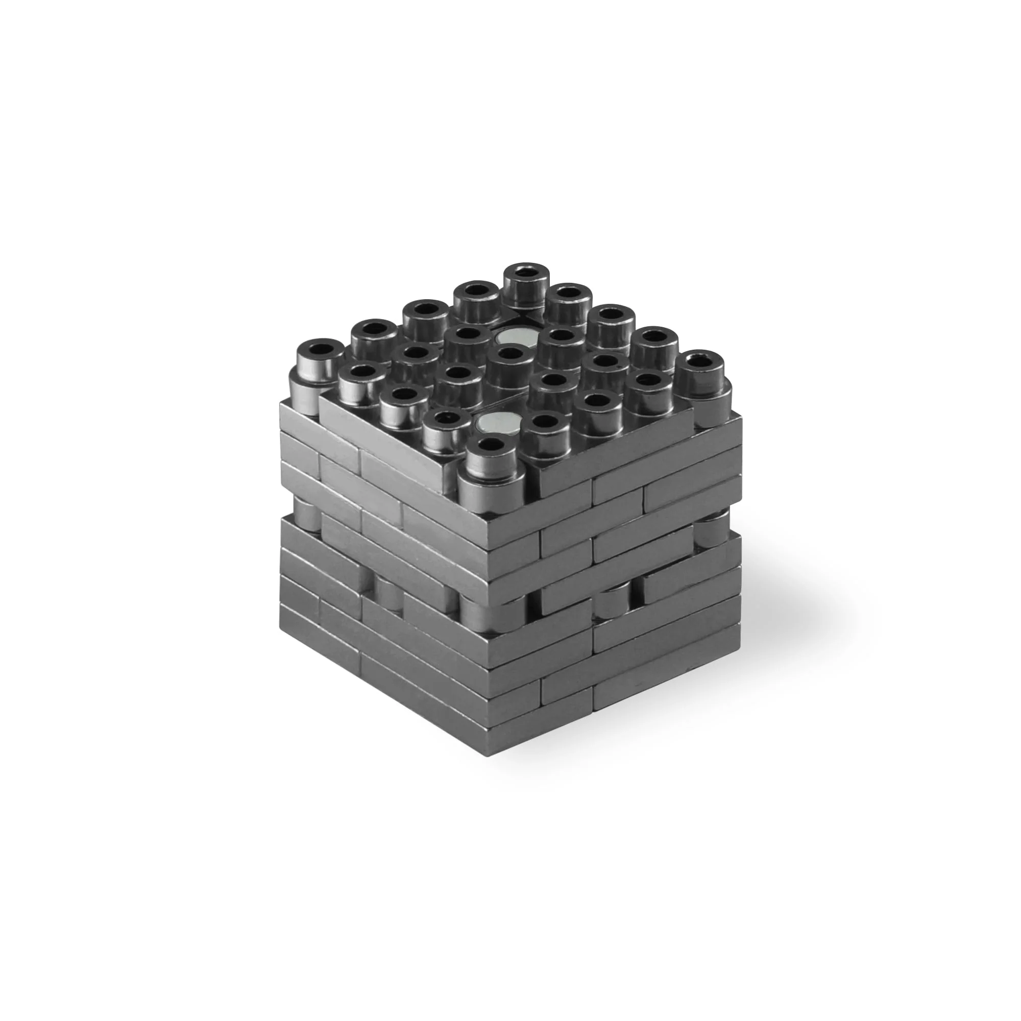 Metomics Mind3 Cube Set - Charcoal Aluminum Construction Puzzle - 69 pc - Image 2