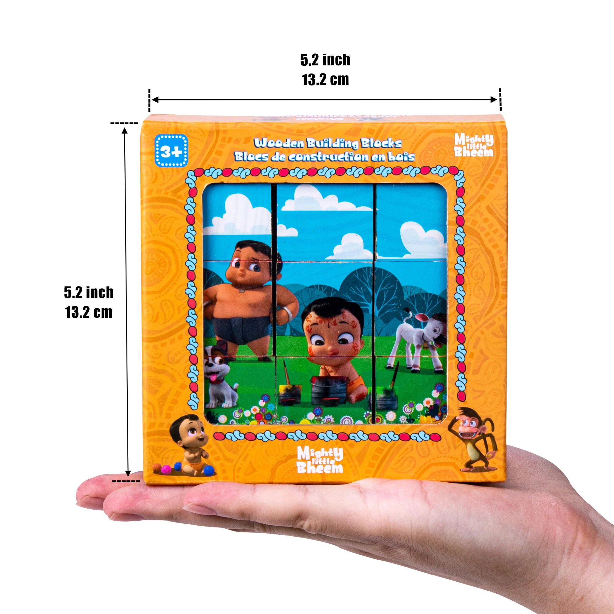 Mighty Little Bheem Montessori Inspired Wooden Puzzle - 9 pc - Image 2