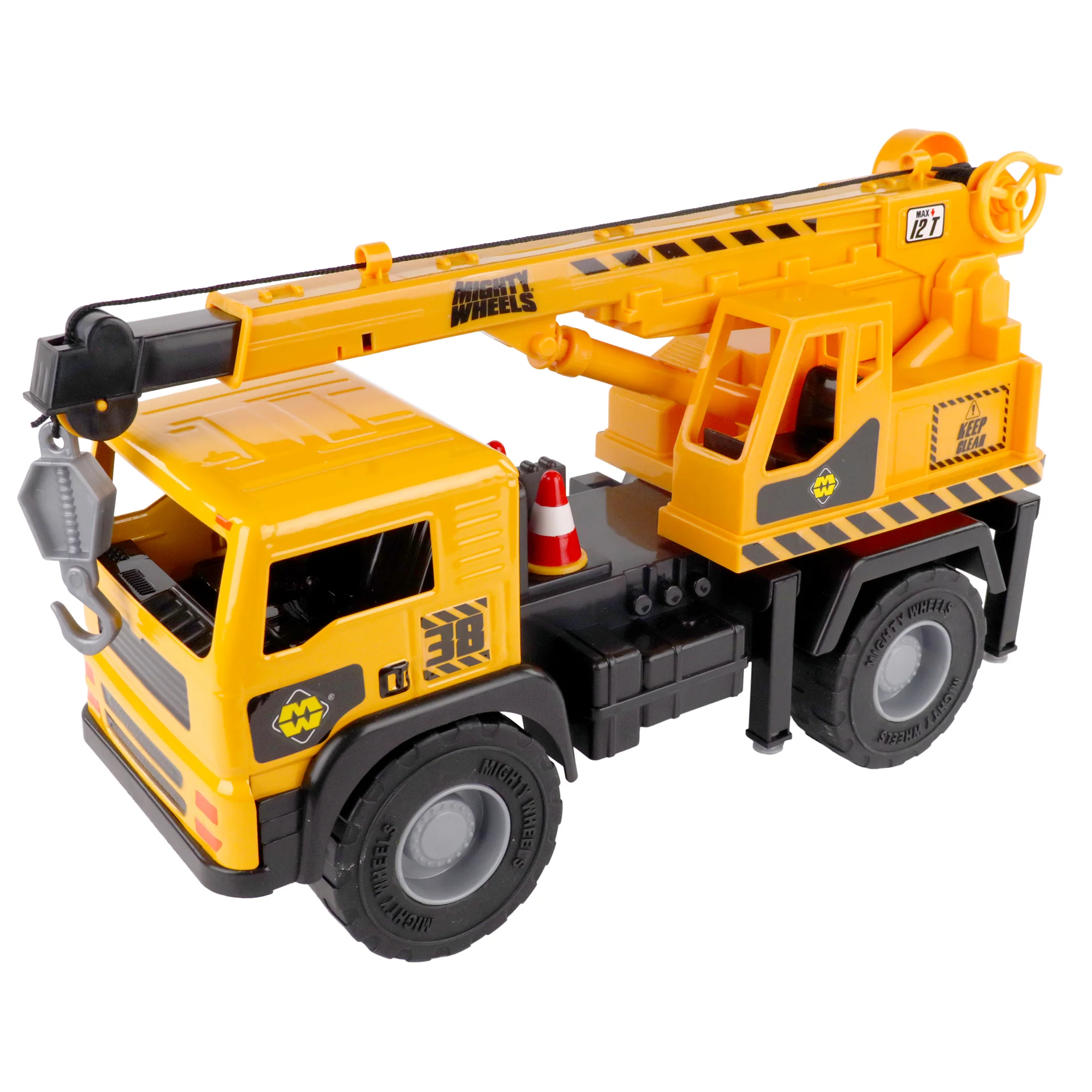 Mighty Wheels 16" Mobile Crane - Interactive Construction Toy - Image 2