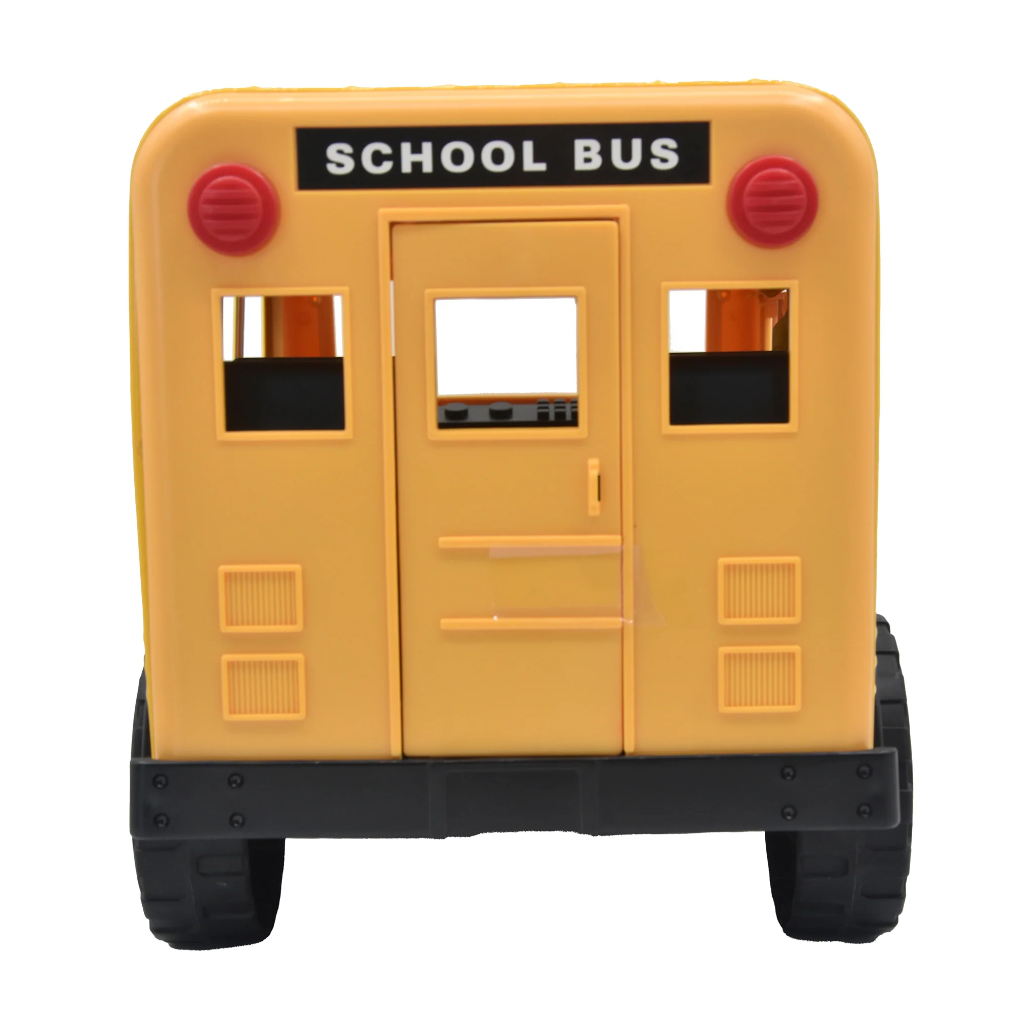 Mighty Wheels 16" Yellow School Bus with Interactive Doors - Image 4
