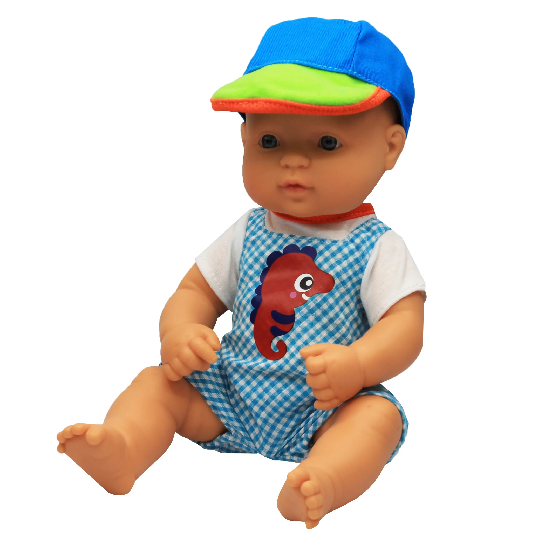 Miniland Warm Weather Jumper and Cap Outfit for 12-5/8” Dolls - Image 4