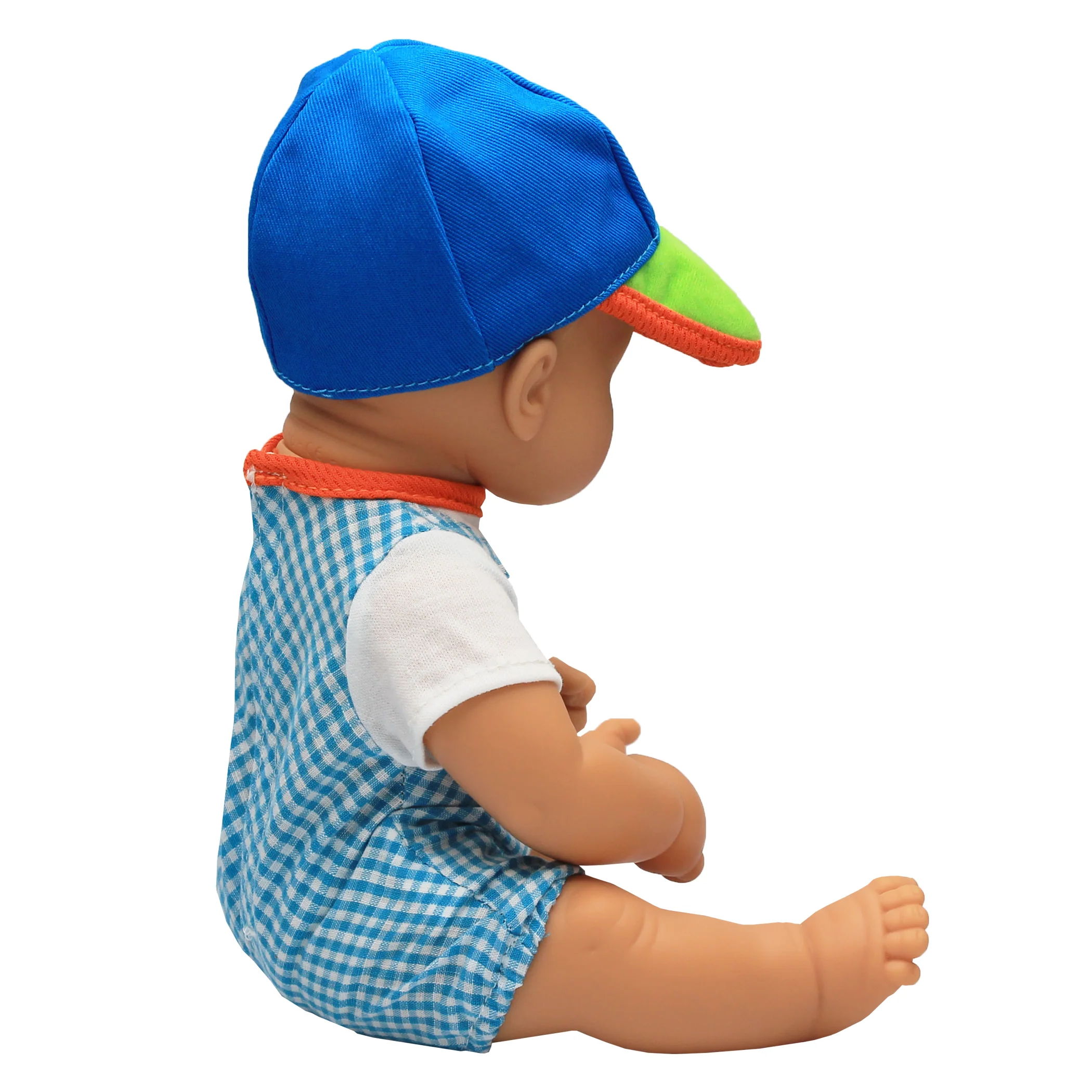 Miniland Warm Weather Jumper and Cap Outfit for 12-5/8” Dolls - Image 5