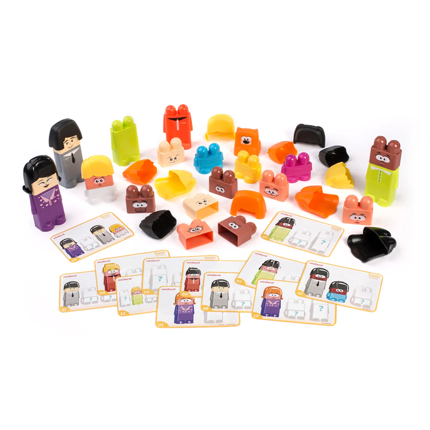Miniland Educational Family Diversity Blocks - Social Emotional Learning Toy - Image 2