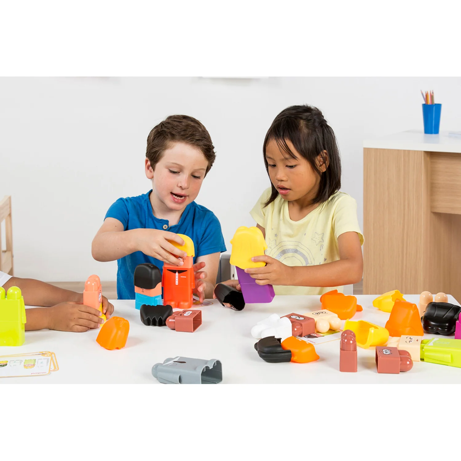 Miniland Educational Family Diversity Blocks - Social Emotional Learning Toy - Image 4