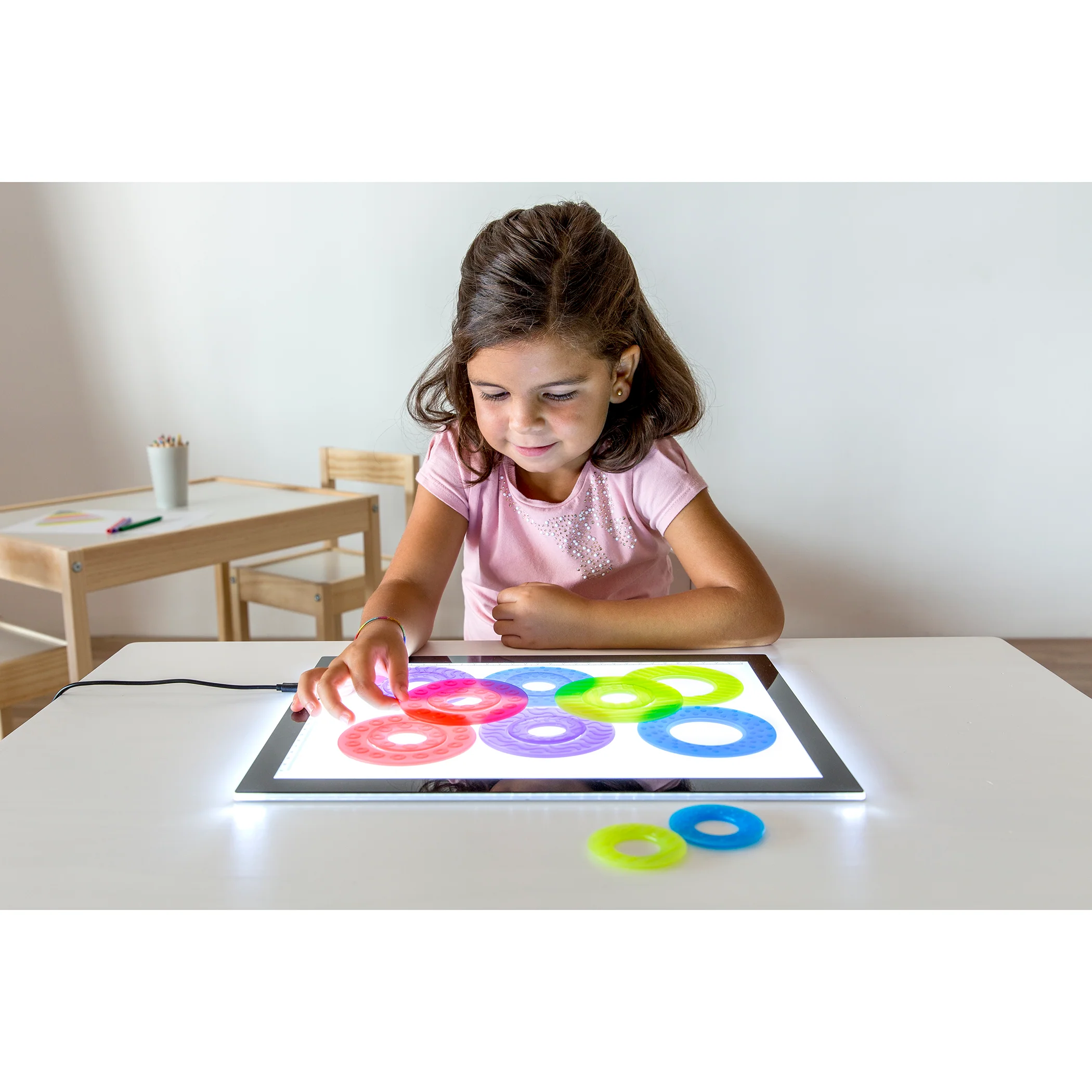 Miniland Educational Translucent Math Color Rings - Interactive Learning Toy - Image 4