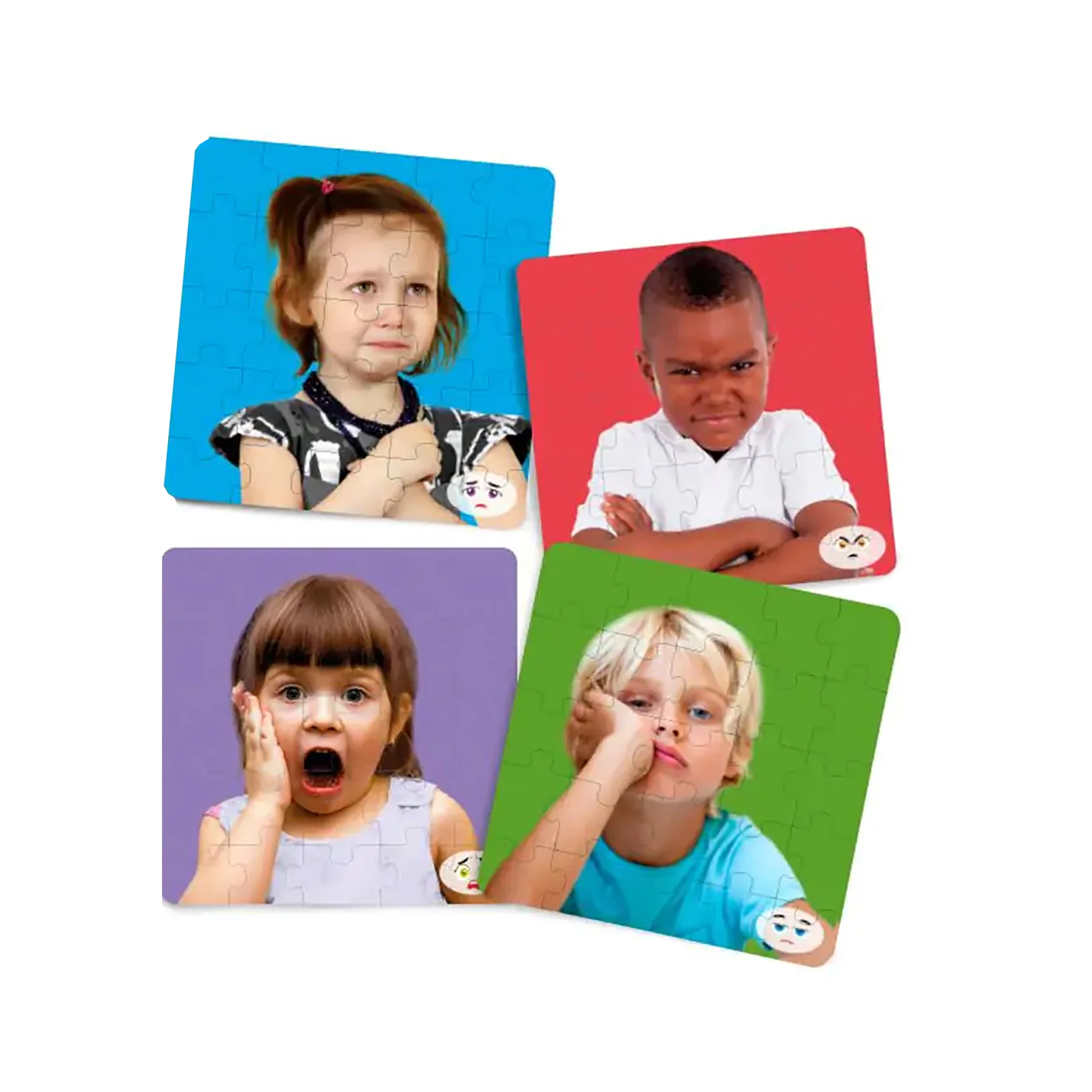 Miniland Emotions 6 Pack Jigsaw Puzzles - 25 pc - Image 2