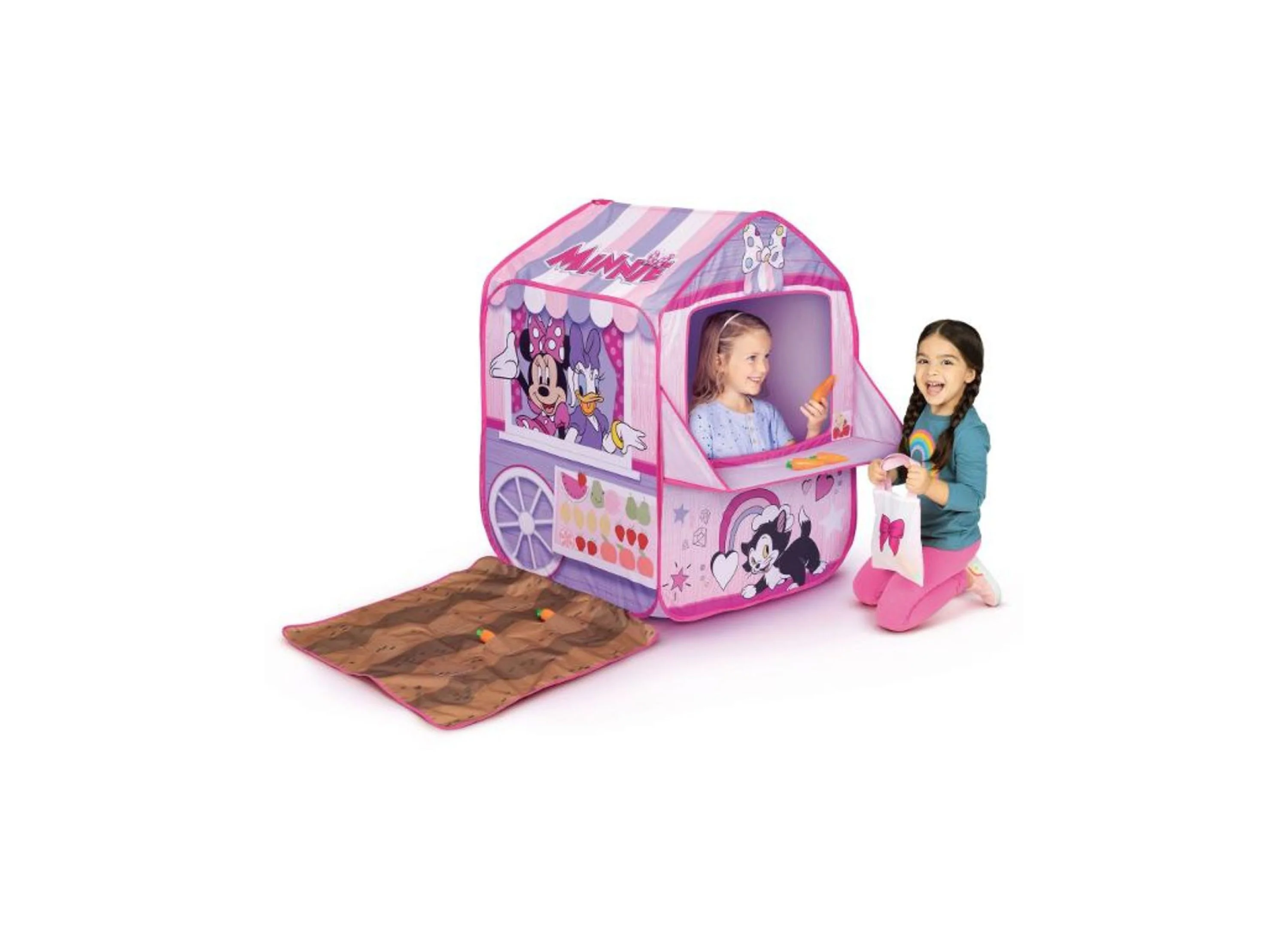 Minnie Mouse Veggie Stand Pop-Up Play Tent With Garden Mat And Accessories - Image 3