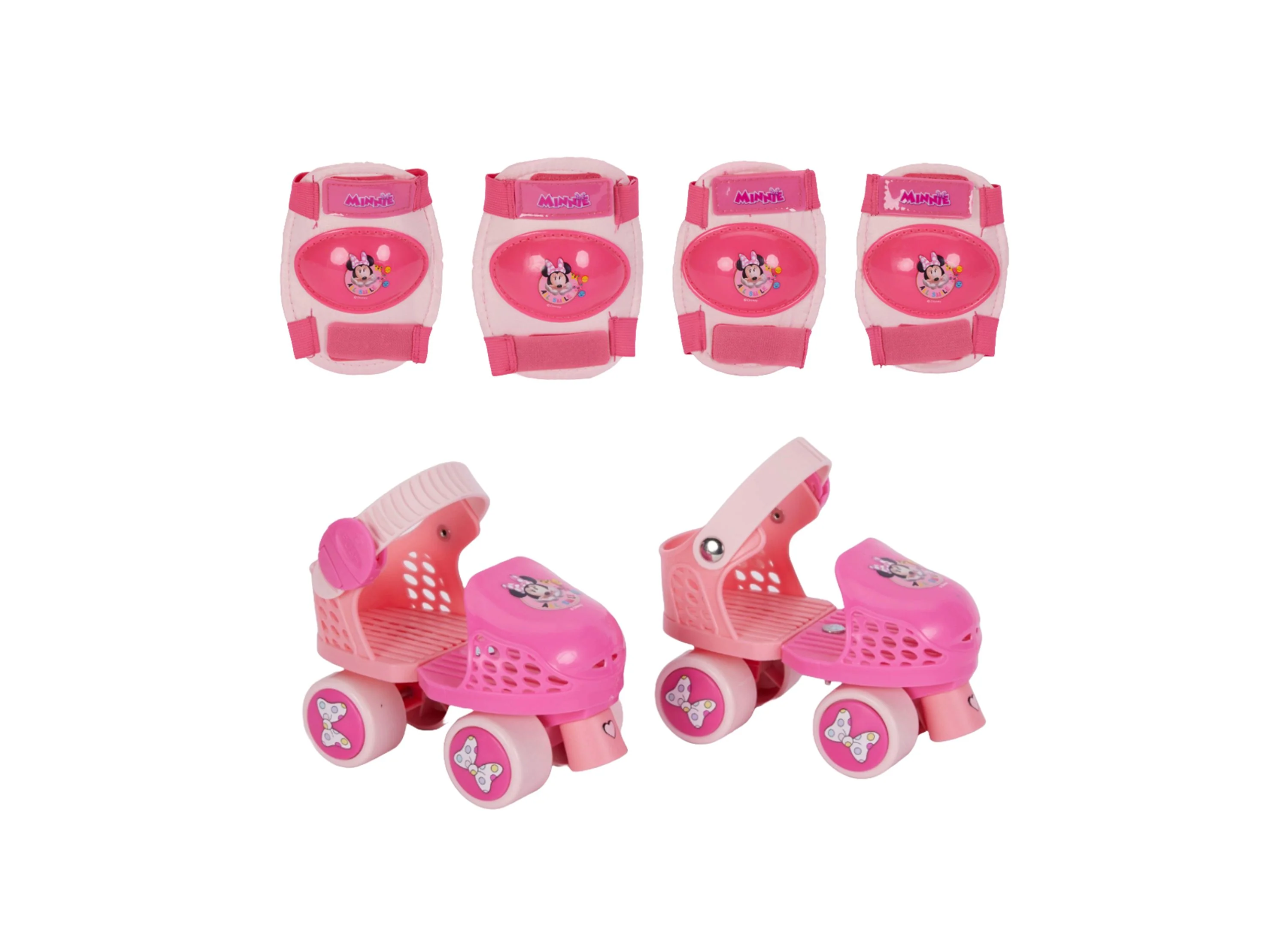 Minnie Mouse Junior Roller Skates With Pads Ages 3-5 - Image 2