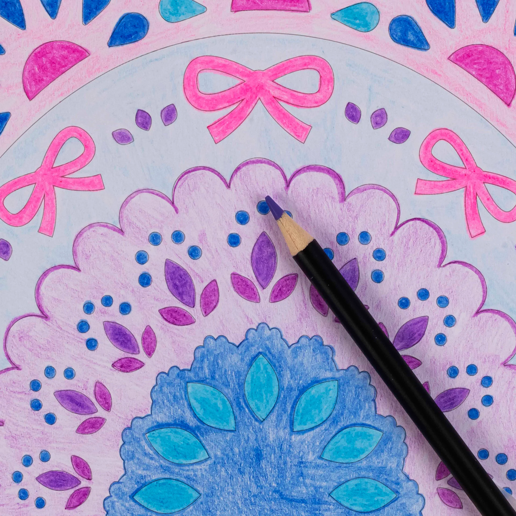 Mixed Media Coloring Pad With 24 Rainbow-Themed Sheets - Image 4