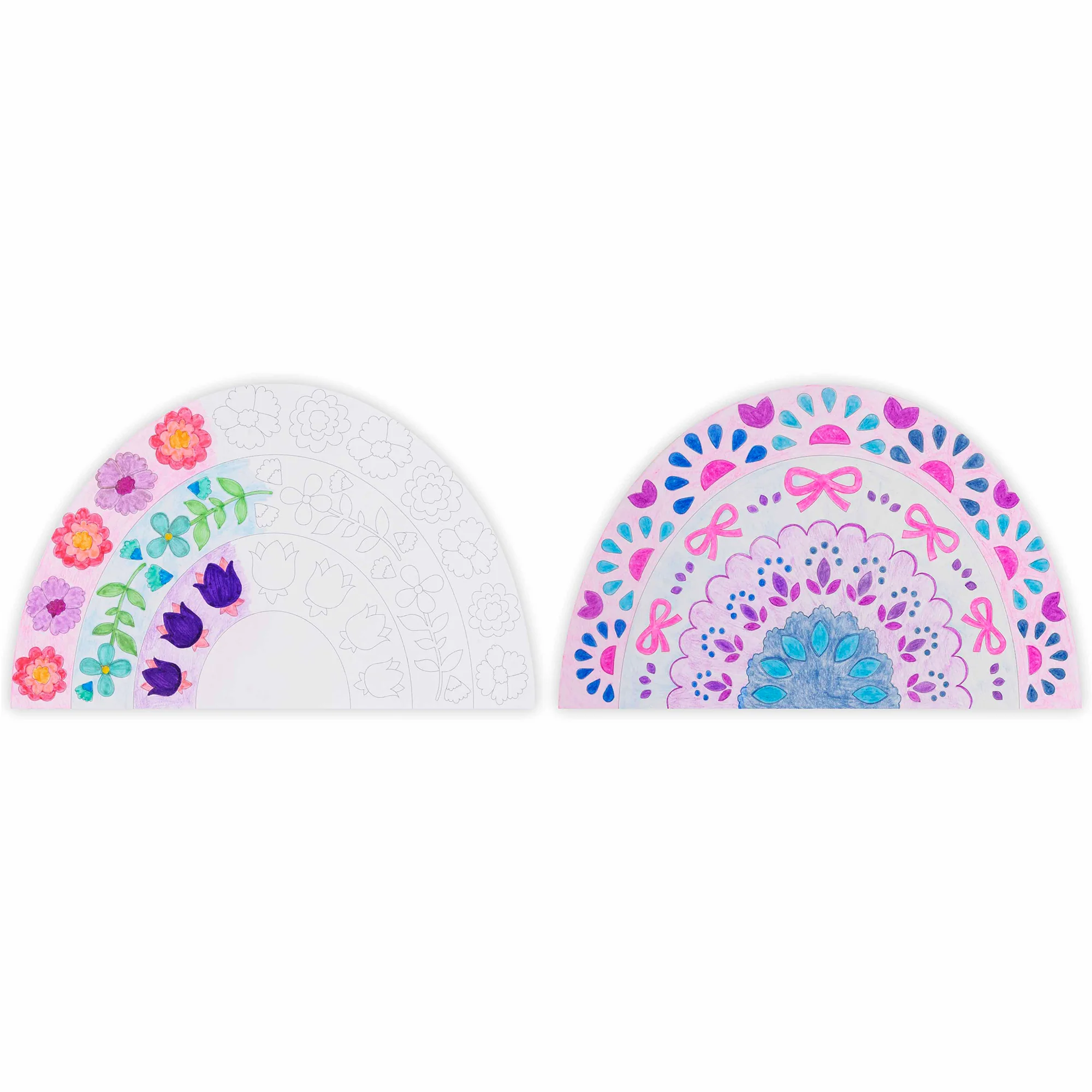 Mixed Media Coloring Pad With 24 Rainbow-Themed Sheets - Image 5