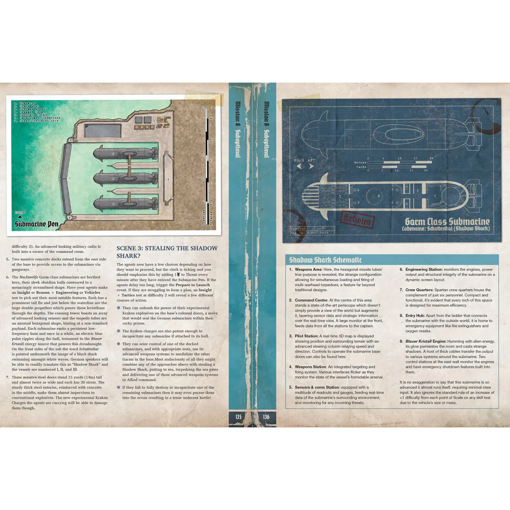Modiphius Entertainment Achtung! Cthulhu 2d20 - D-Day: The Darkest Day RPG Adventure - Image 3