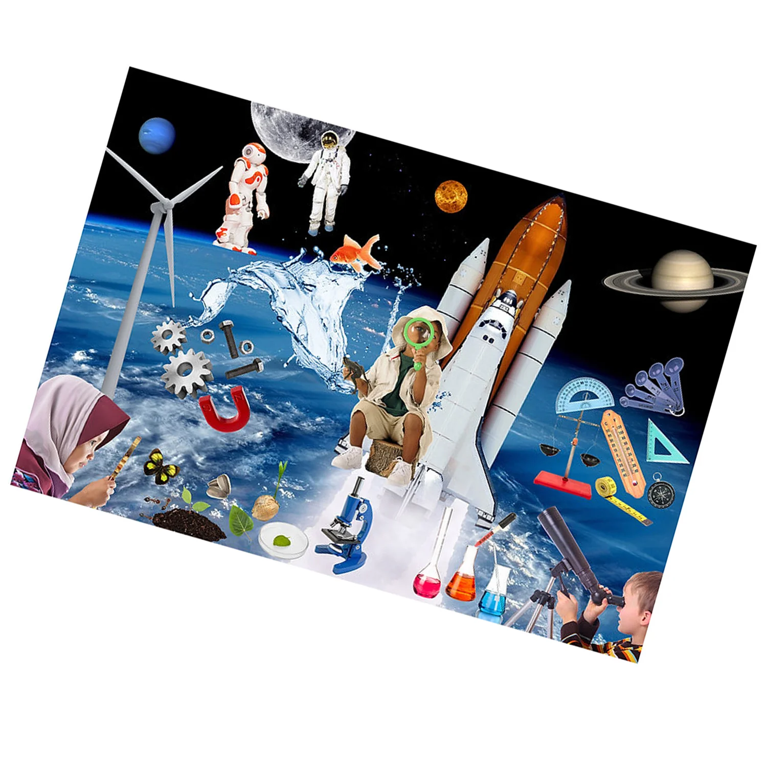 Mojo Science Discovery 48-Piece Jumbo Photographic Floor Puzzle - Image 3