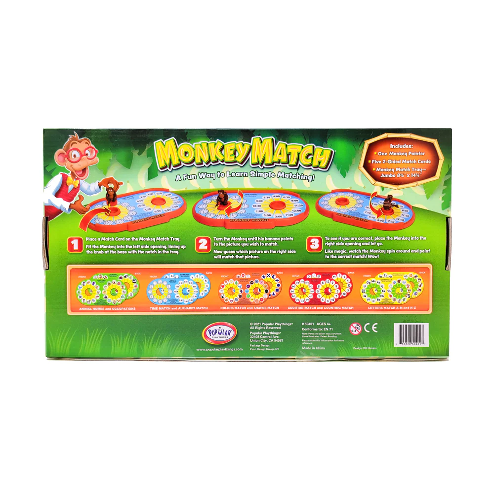Monkey Match Educational Game by Popular Playthings - Image 2