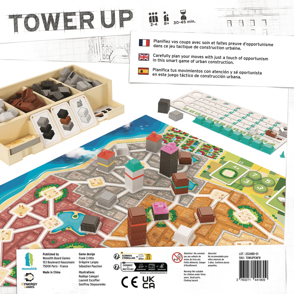 Monolith Board Games: Tower Up - City Building Extravaganza - Image 3