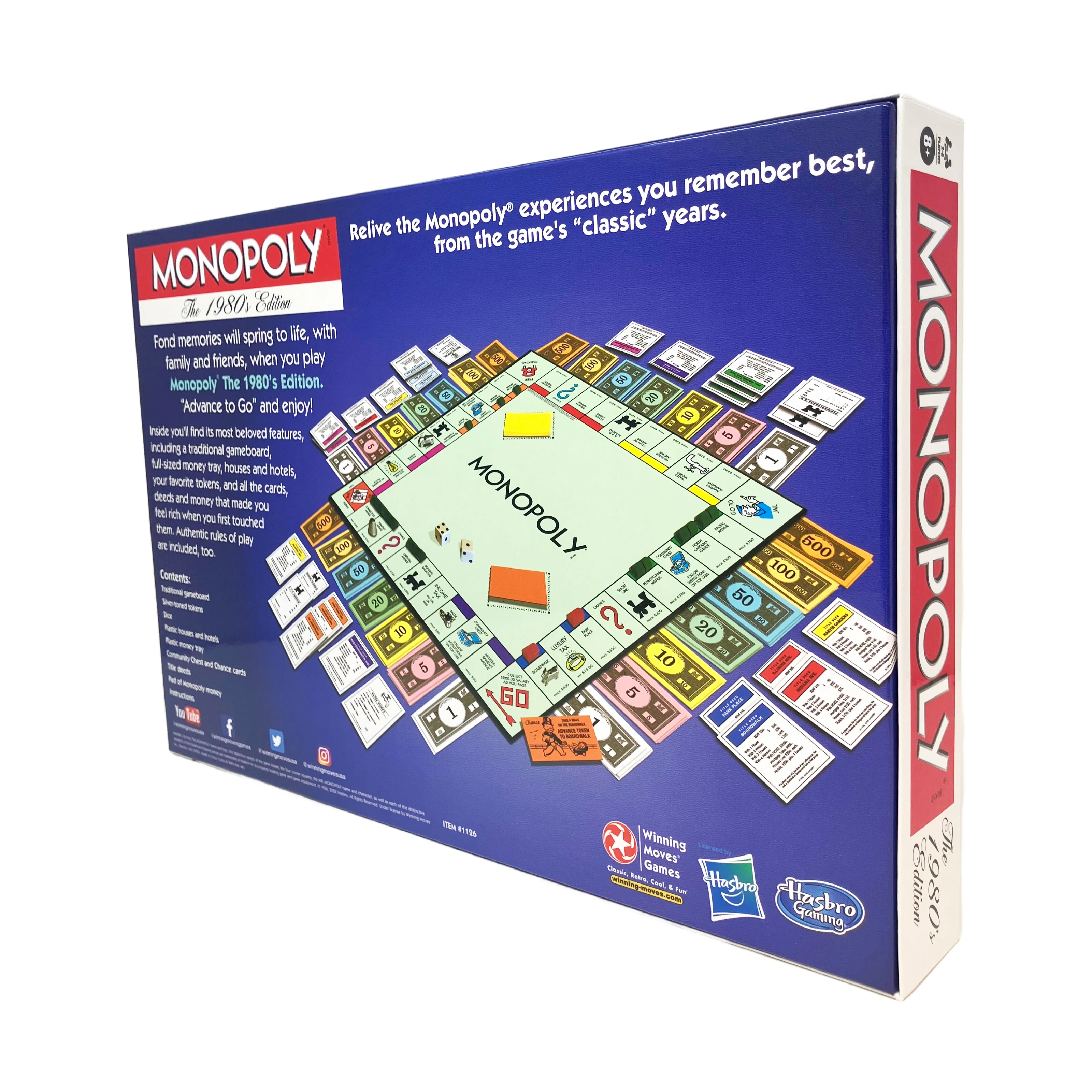 Monopoly 1980's Edition Classic Board Game by Winning Moves - Image 5