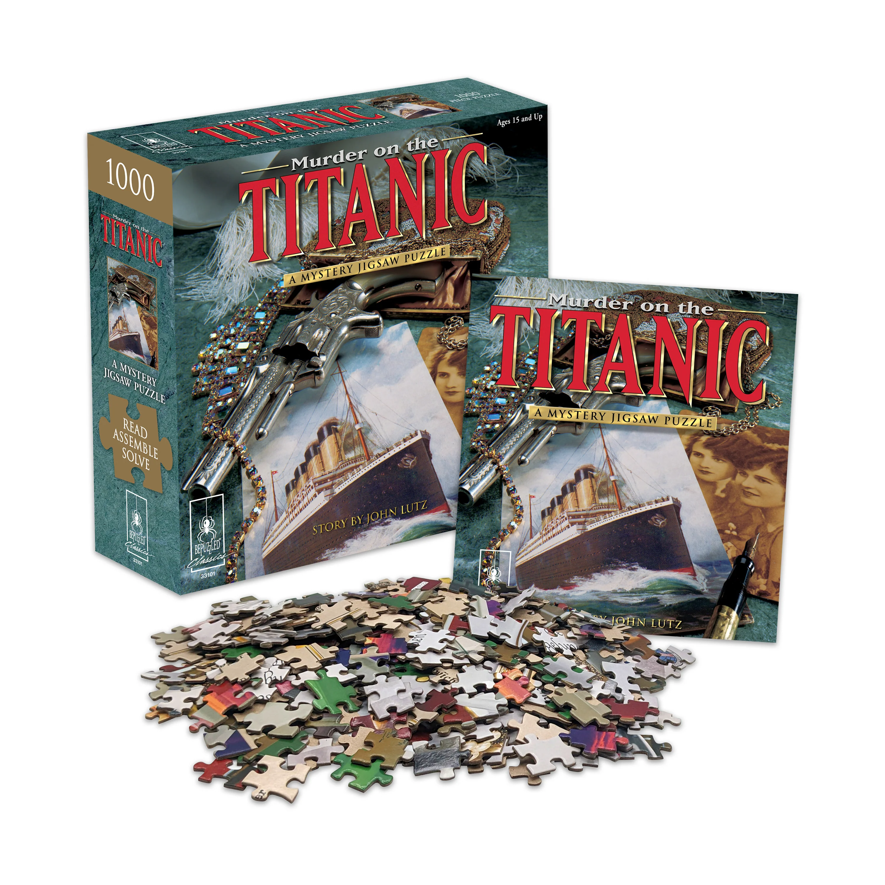 Murder on the Titanic Mystery Jigsaw Puzzle - 1000 pc - Image 2