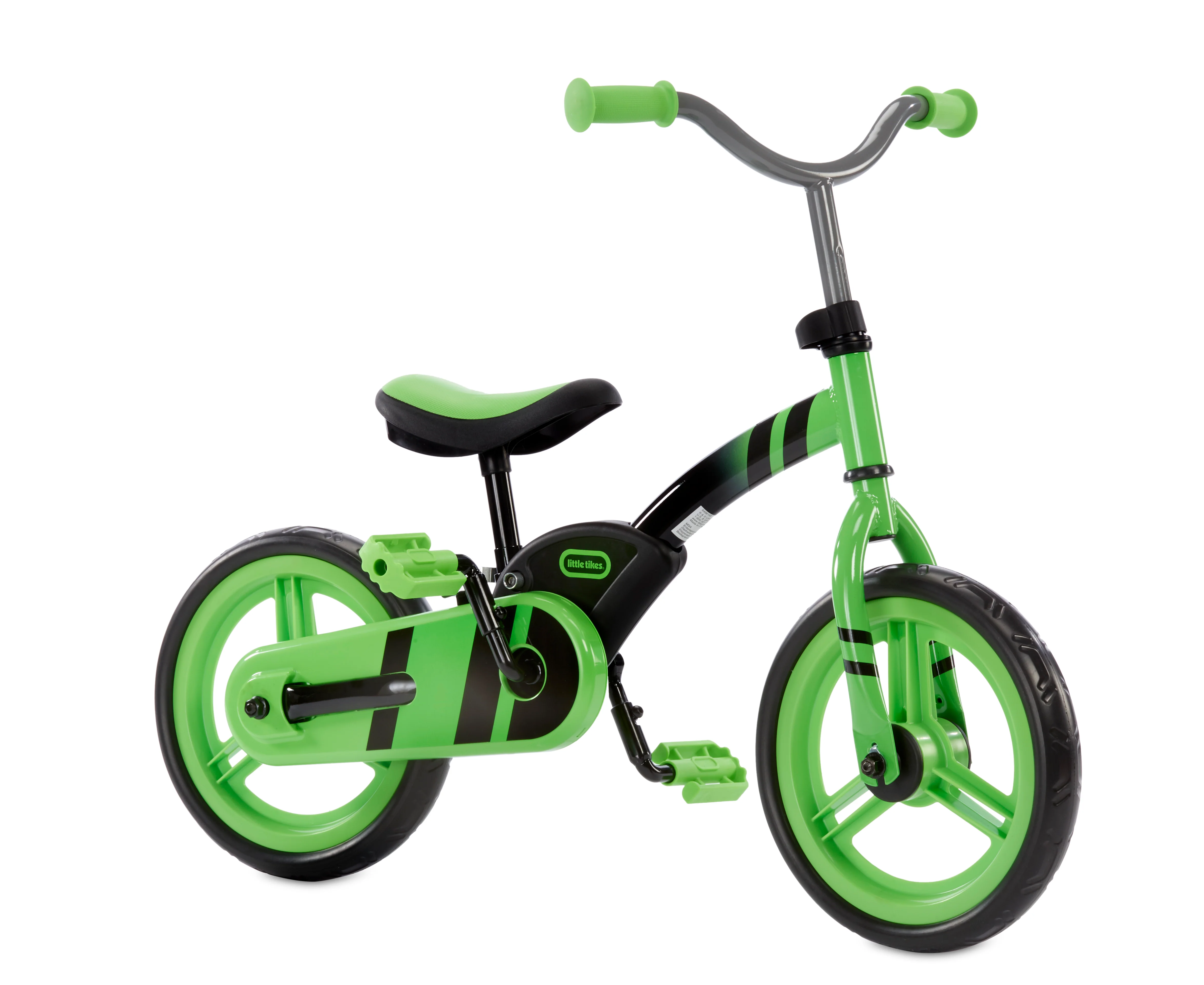 Boys 12 inch Green My First Balance-to-Pedal Convertible Bike - Image 2