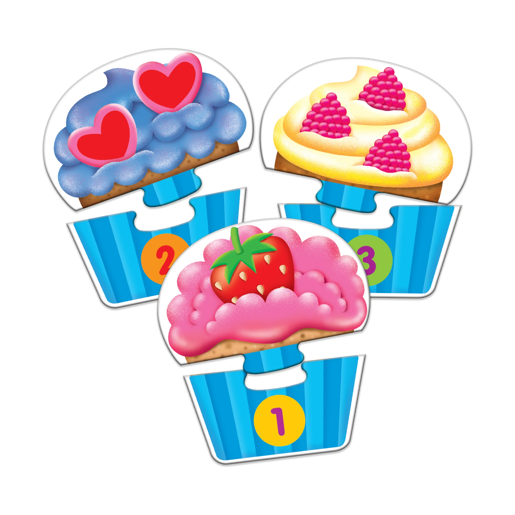 My First Match It! Counting Cupcakes - Early Math Learning Puzzle - Image 2