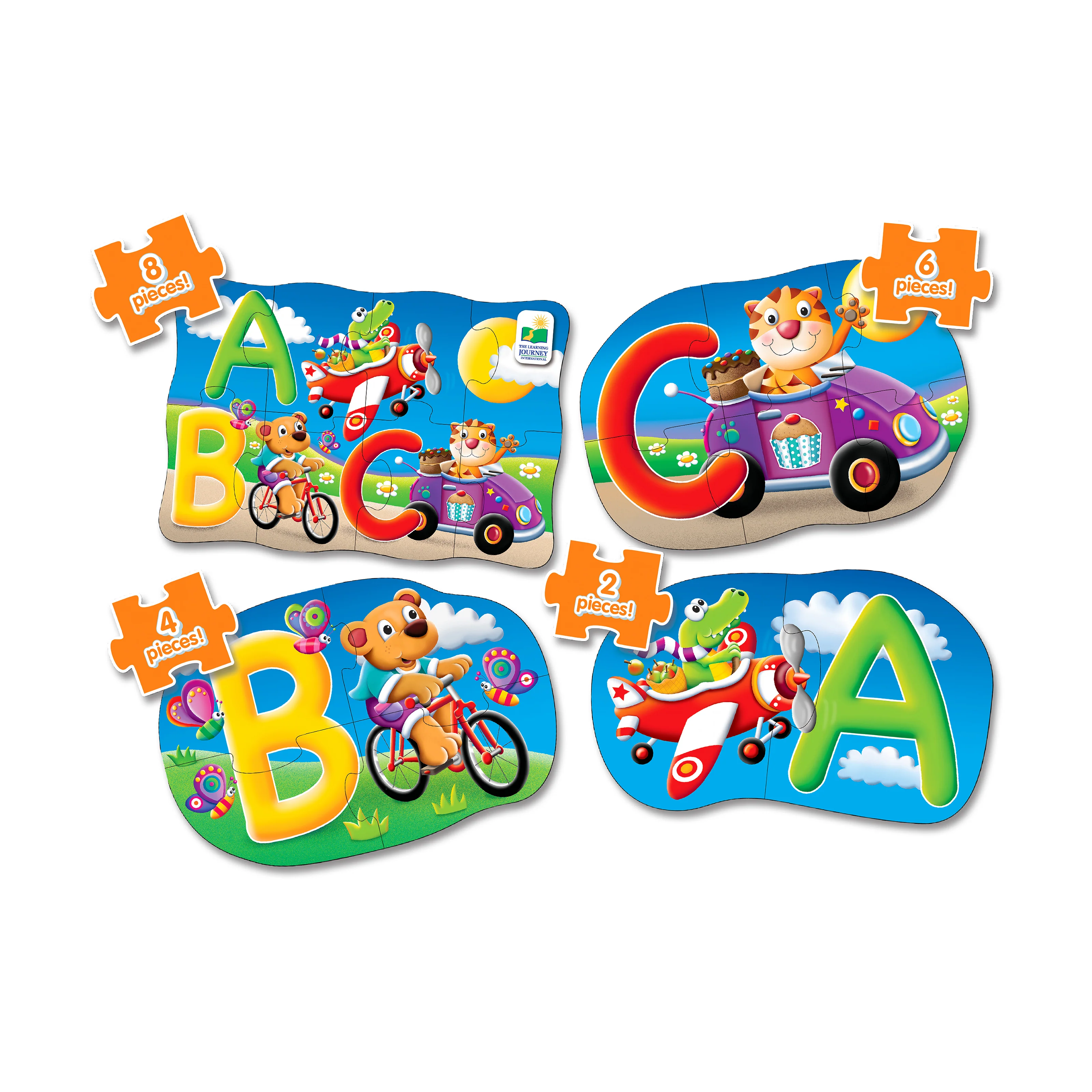 My First Puzzles - ABC Animal Adventure 4-Pack Set - Image 2