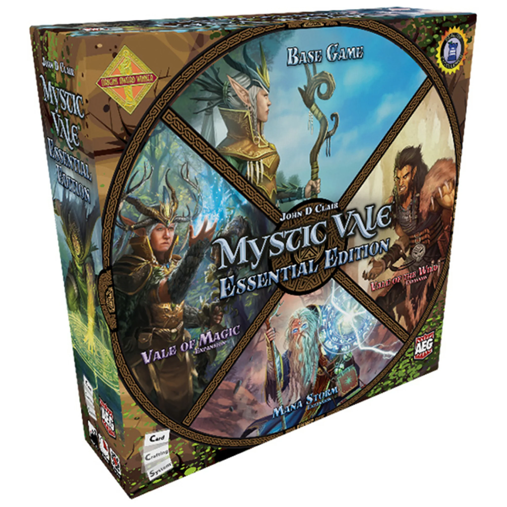 Mystic Vale: Essential Edition - Complete Card Crafting Game Set with 3 Expansions