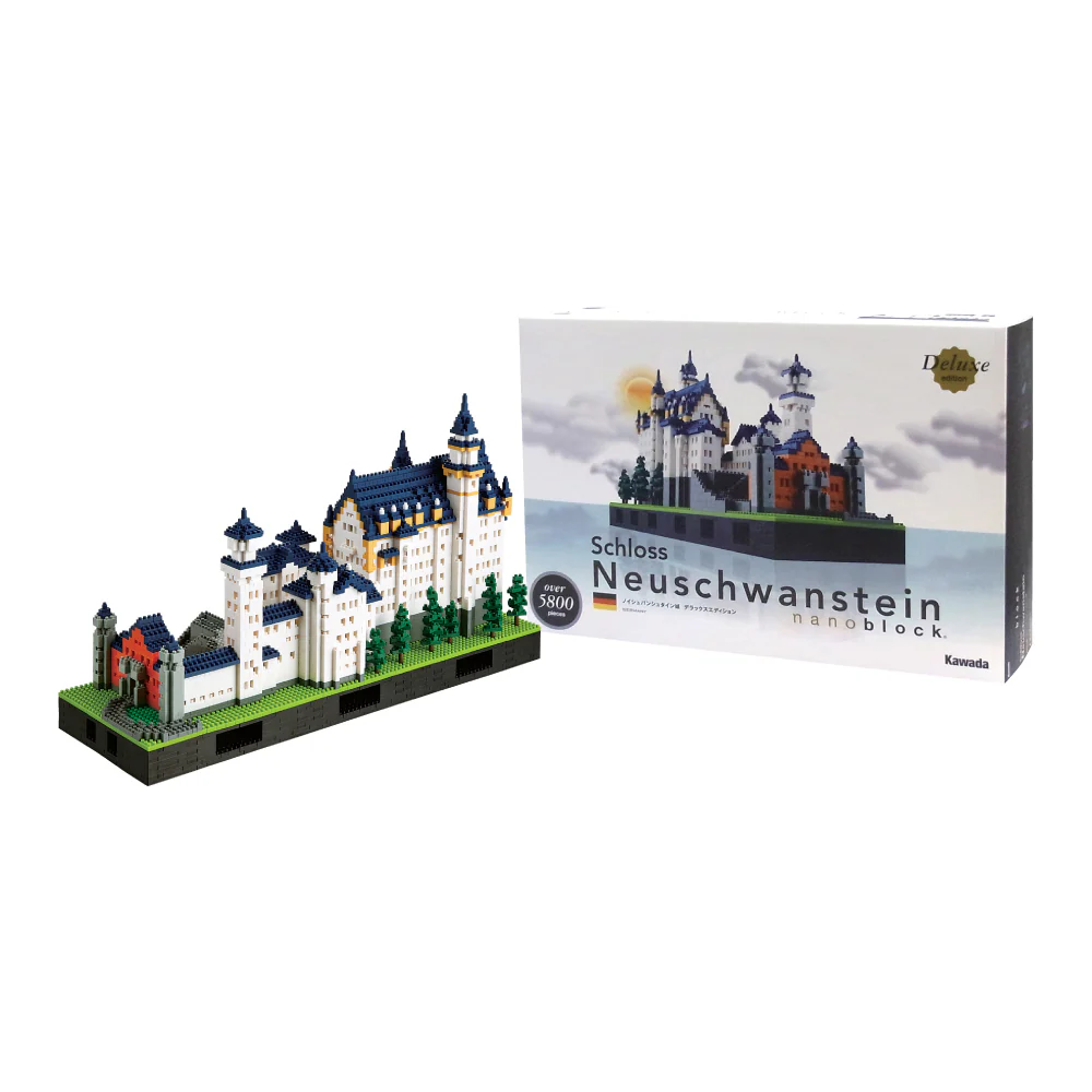 Nanoblock Deluxe Schloss Neuschwanstein Castle Building Set - 5800 Pieces - Image 2