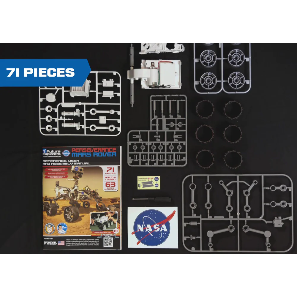 NASA Future Explorers: Perseverance Mars Rover - 71pc Build & Learn Kit for Kids 8+ - Image 4
