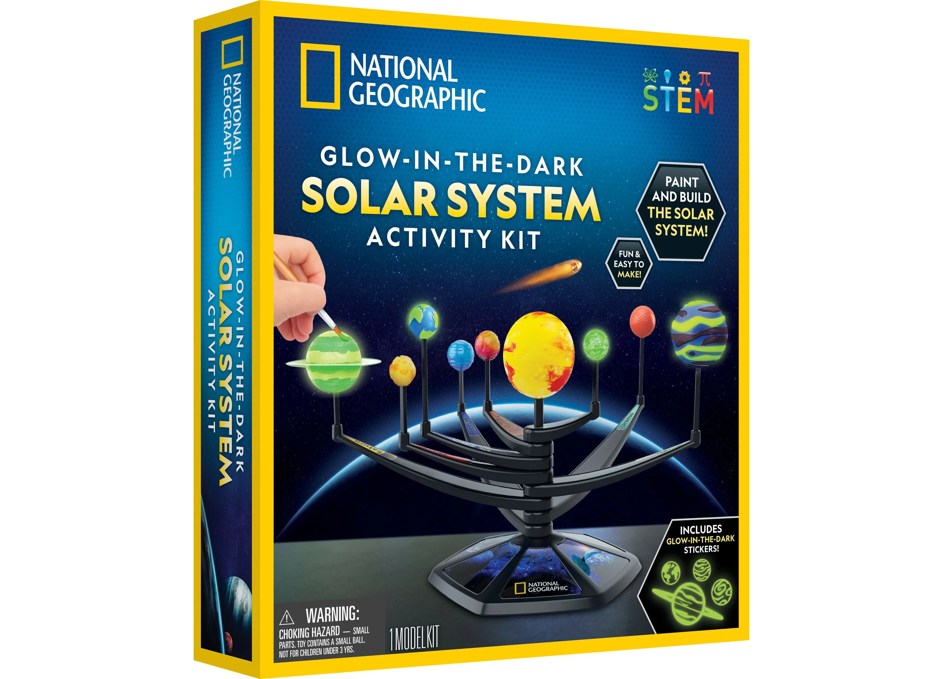 National Geographic Glow-in-the-Dark Solar System Activity Kit - Image 7