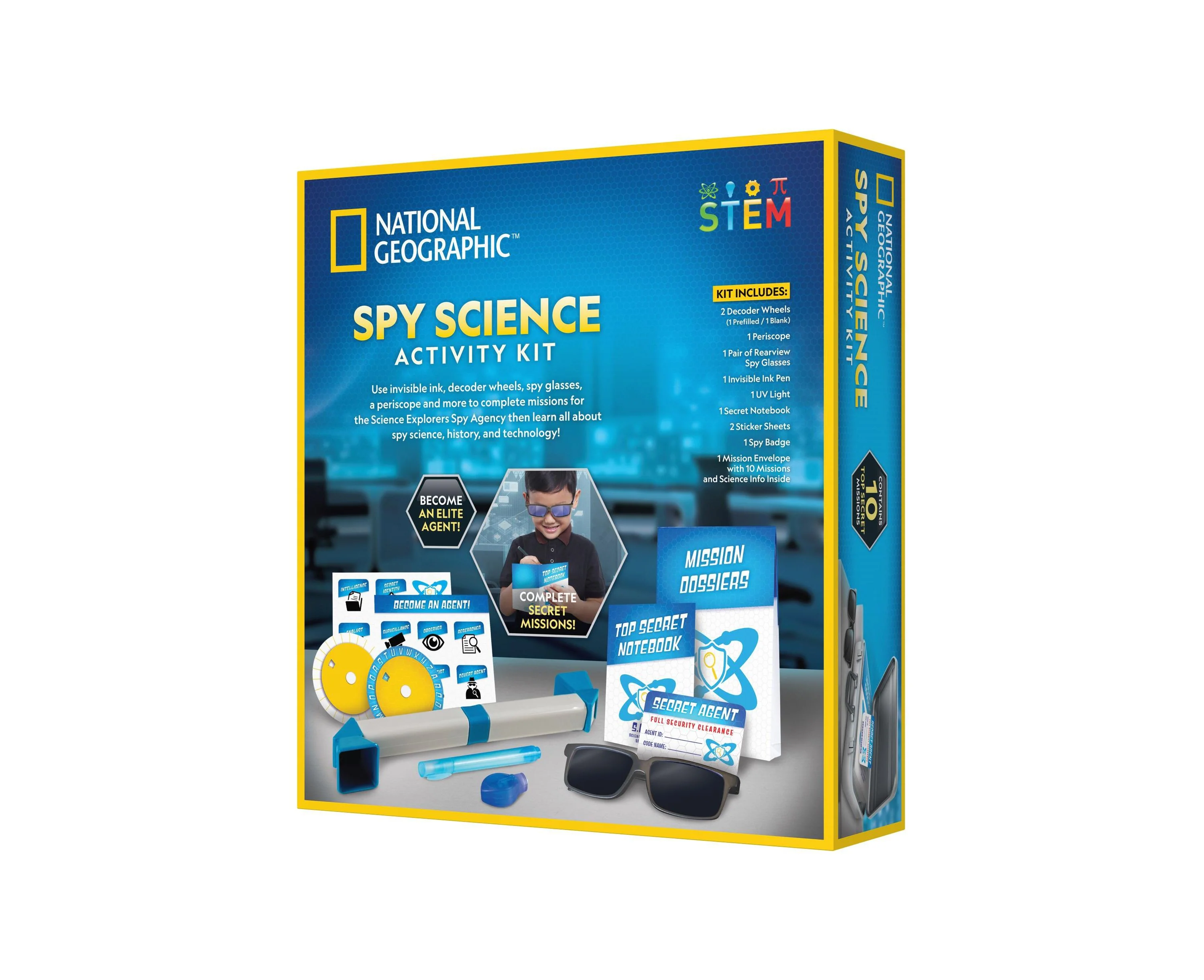 National Geographic Spy Science Activity Kit for Young Detectives - Image 2