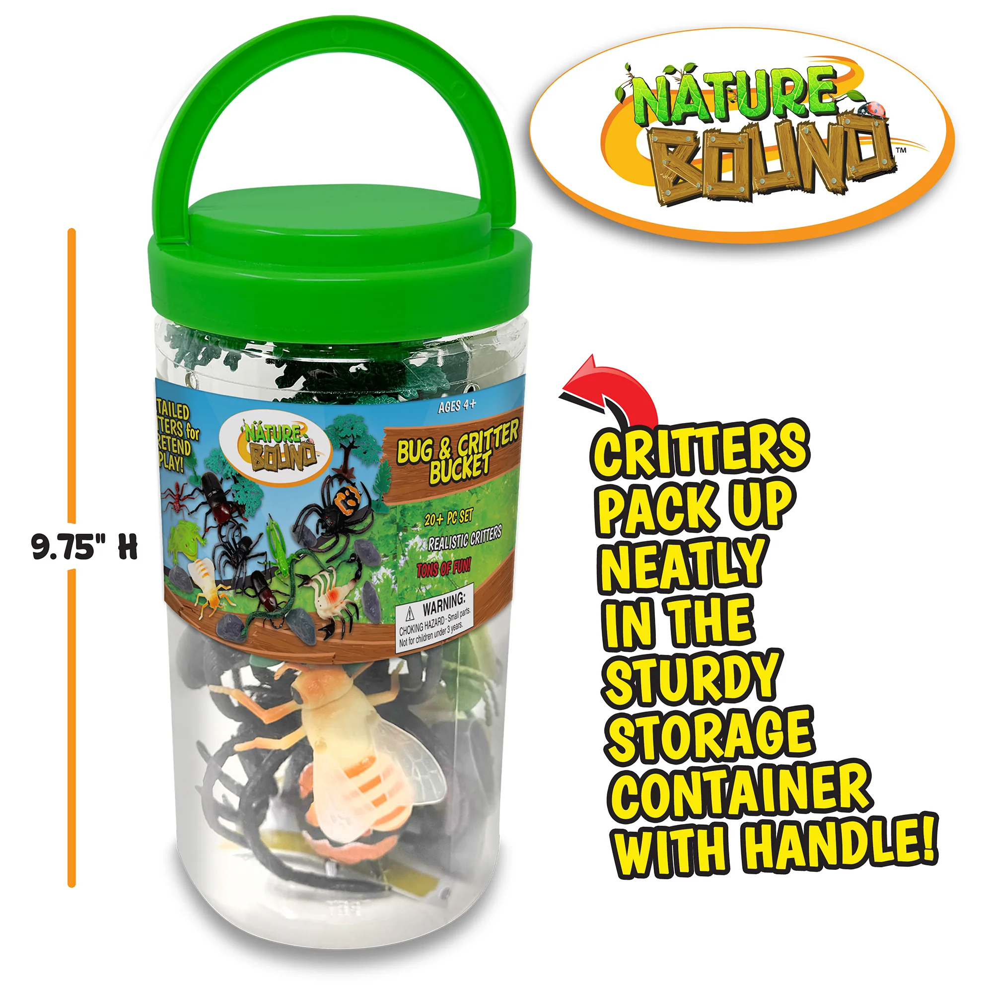 Nature Bound Critter Wonderland Bucket - 21pc Explore & Learn Set - Image 4