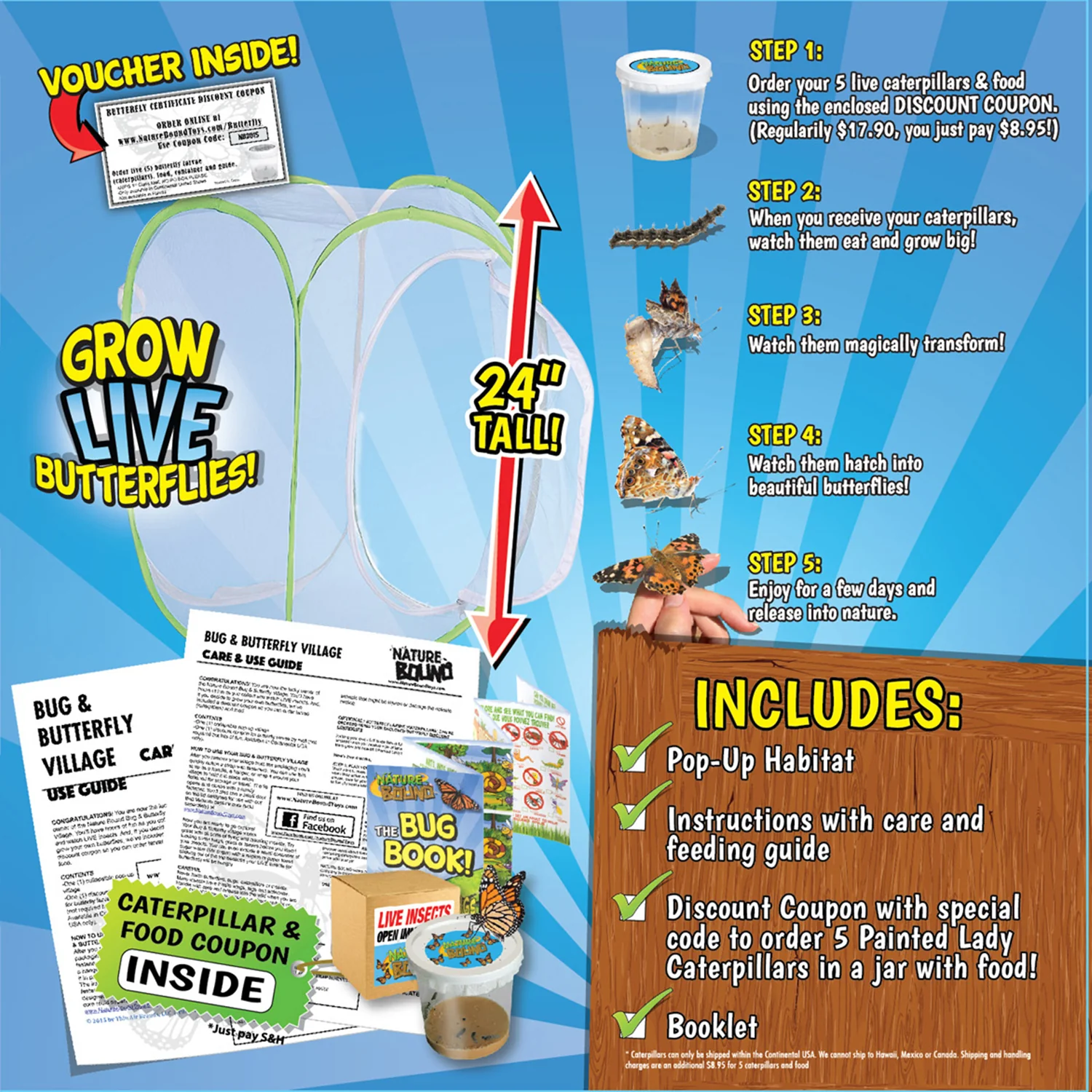 Nature Bound Butterfly Habitat Exploration Kit - Image 3