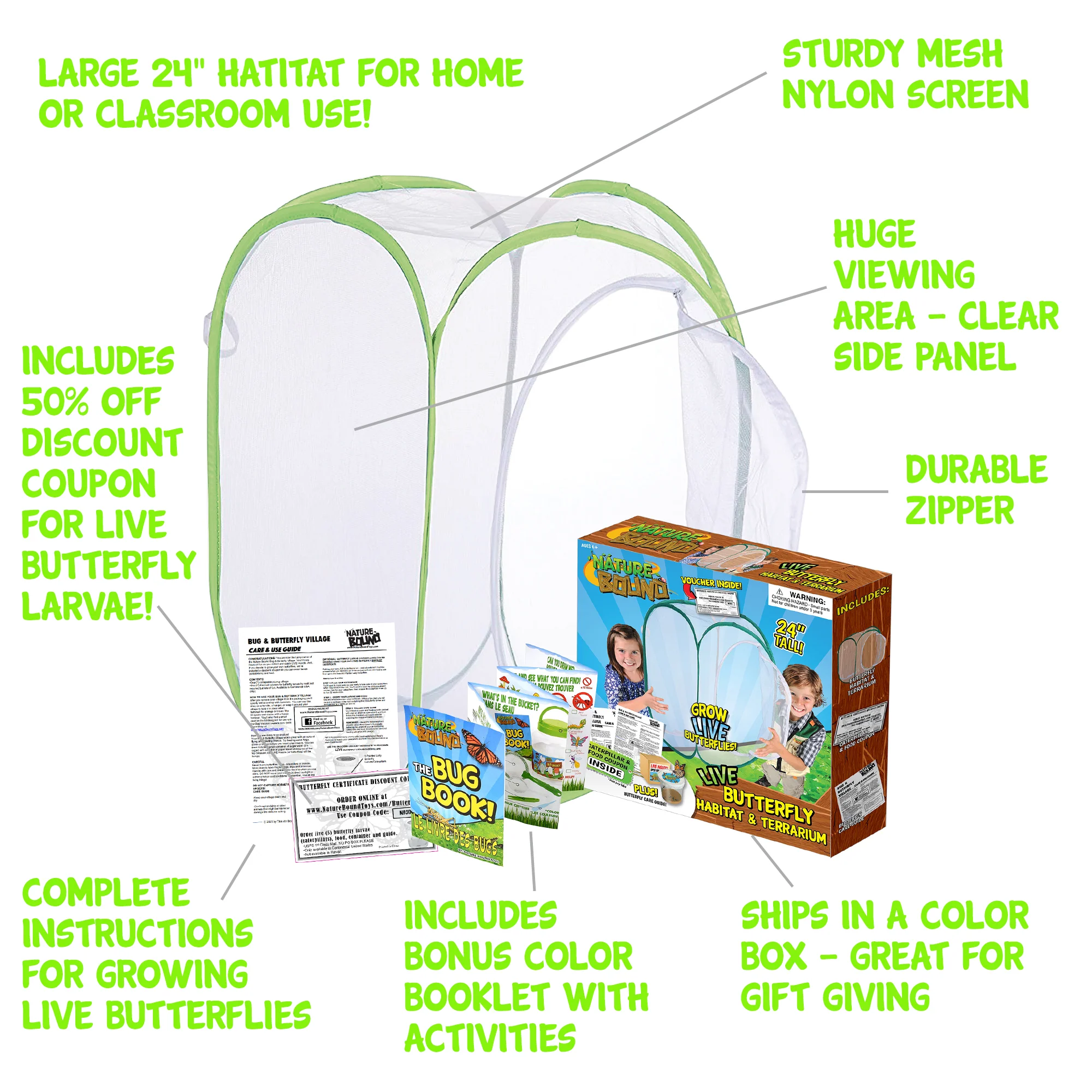 Nature Bound Butterfly Habitat Exploration Kit - Image 4