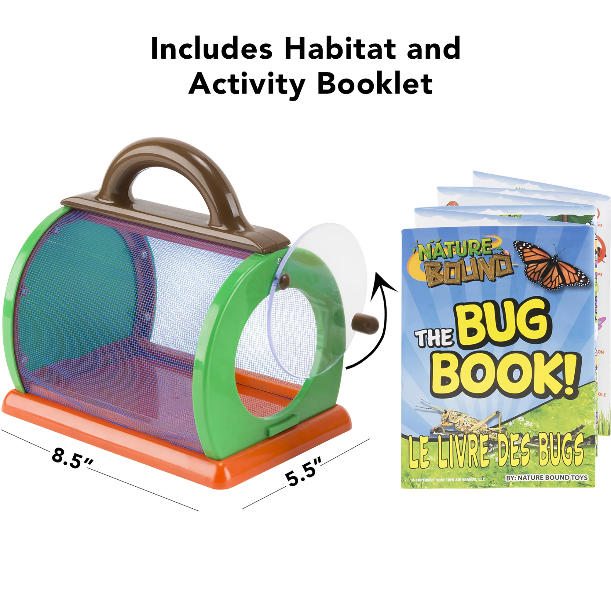 Nature Bound Critter Cage Bug Catcher & Habitat Kit for Kids 4+ - Image 2