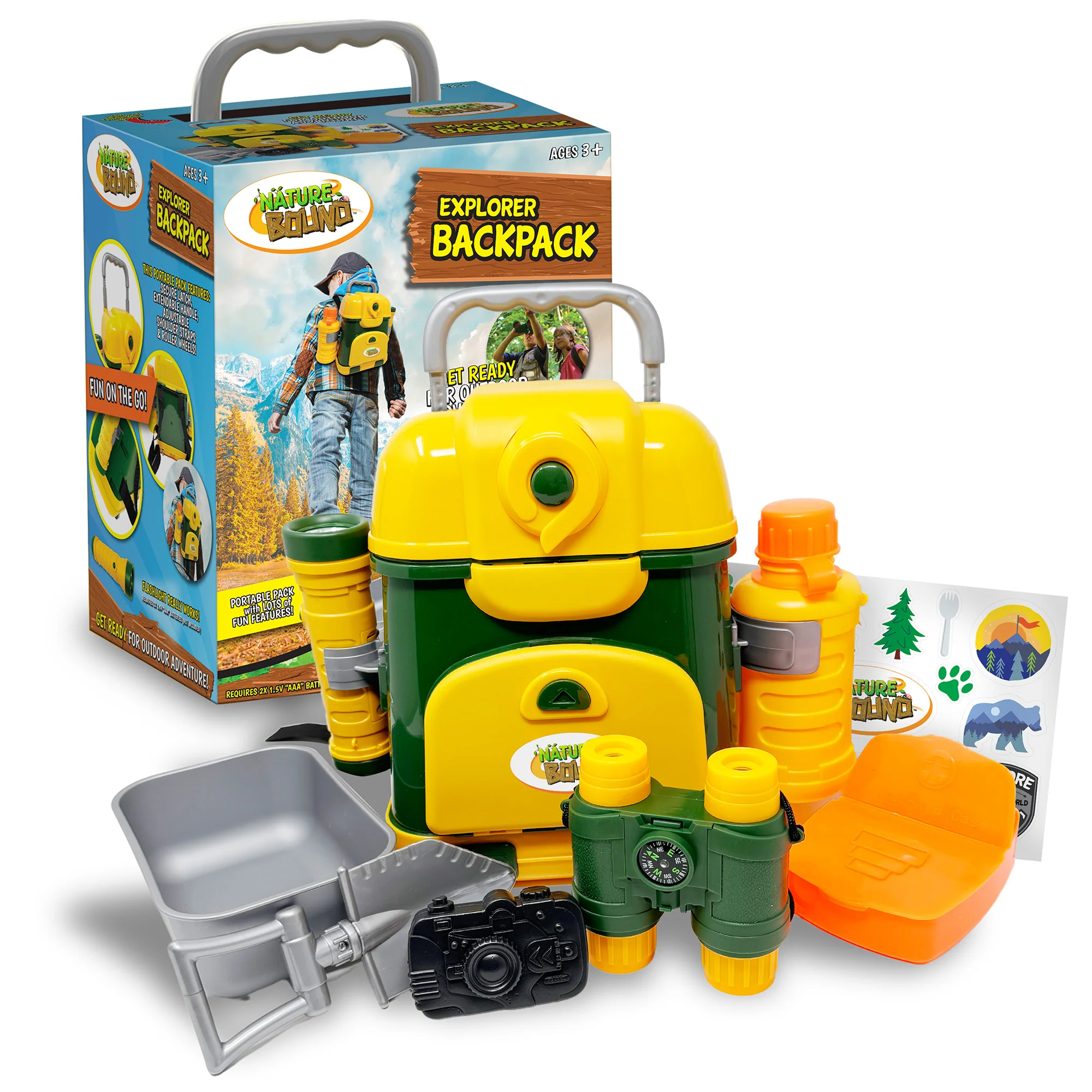 Nature Bound Explorer Backpack – 9pc Toddler Adventure Kit