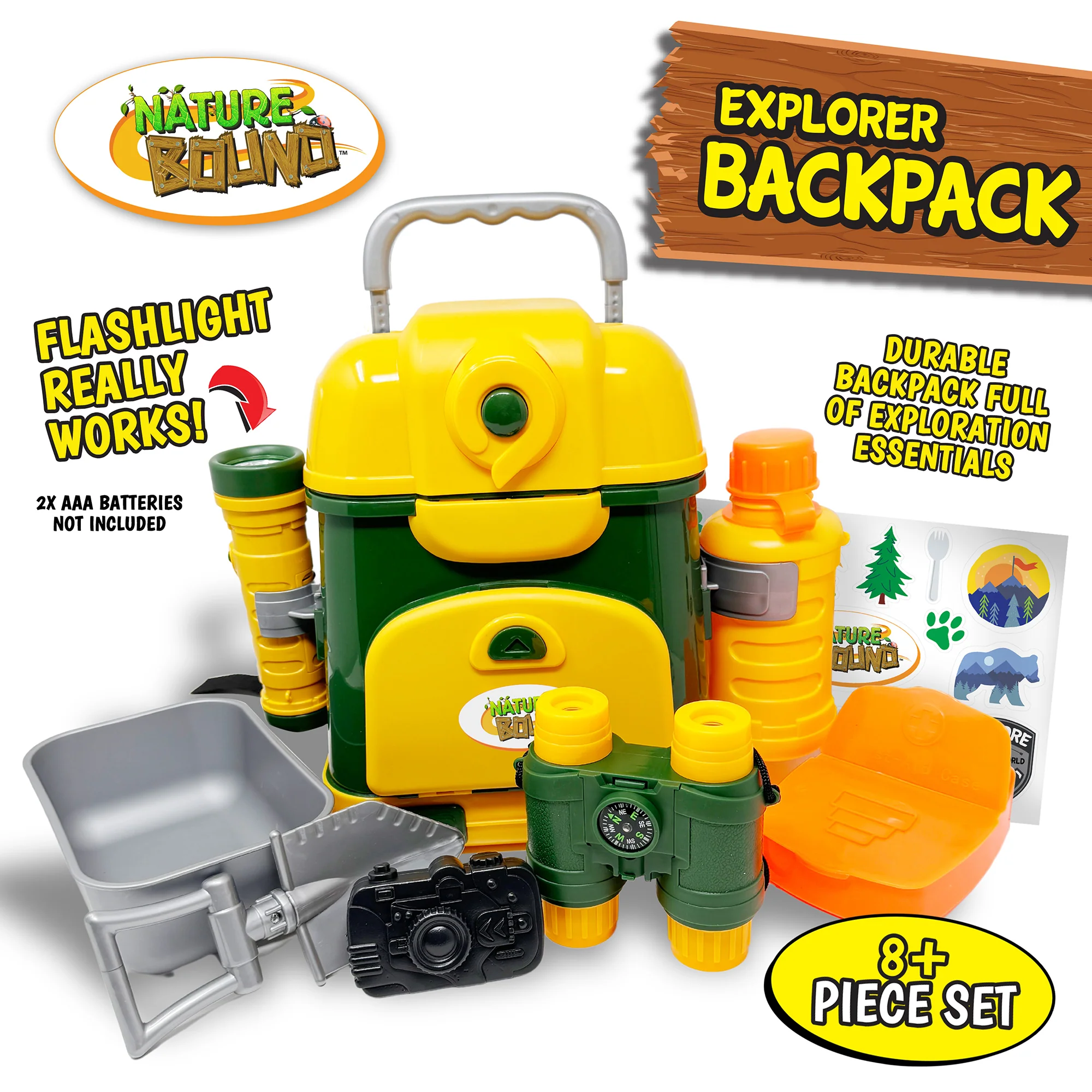 Nature Bound Explorer Backpack – 9pc Toddler Adventure Kit - Image 2