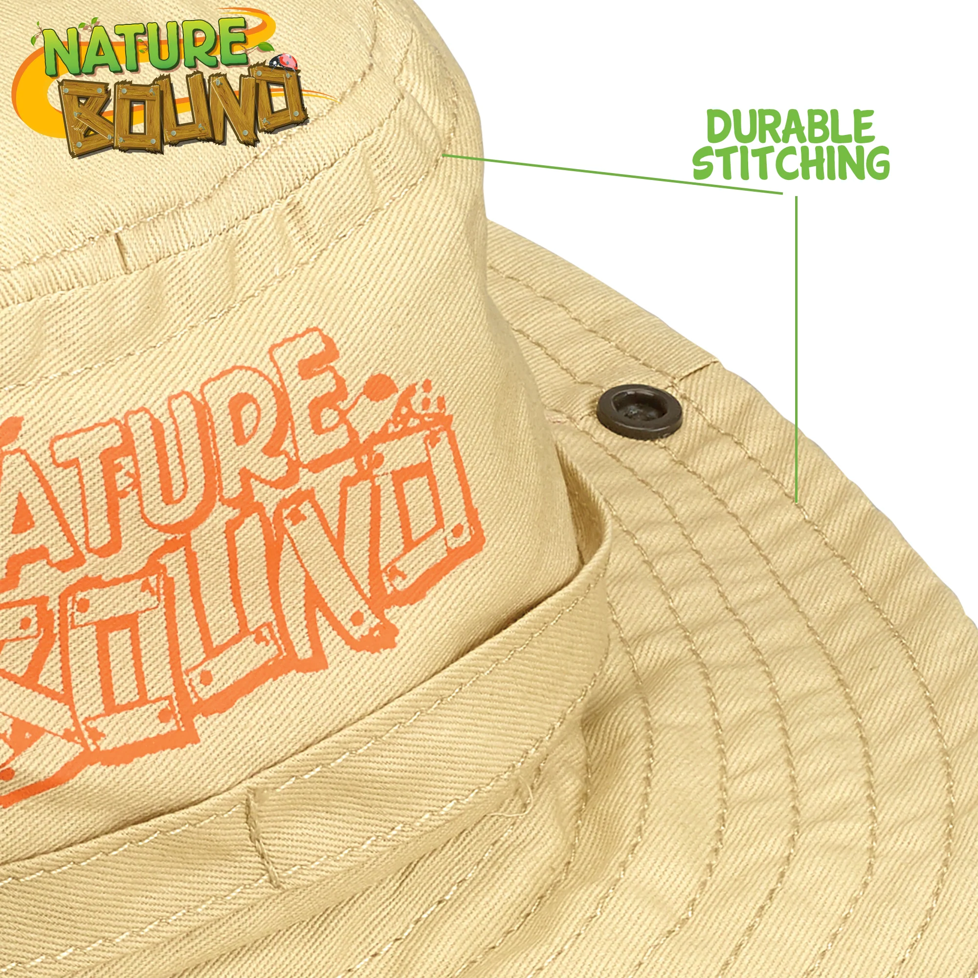 Nature Bound Explorer Safari Hat - Adventure Cap for Kids - Image 3