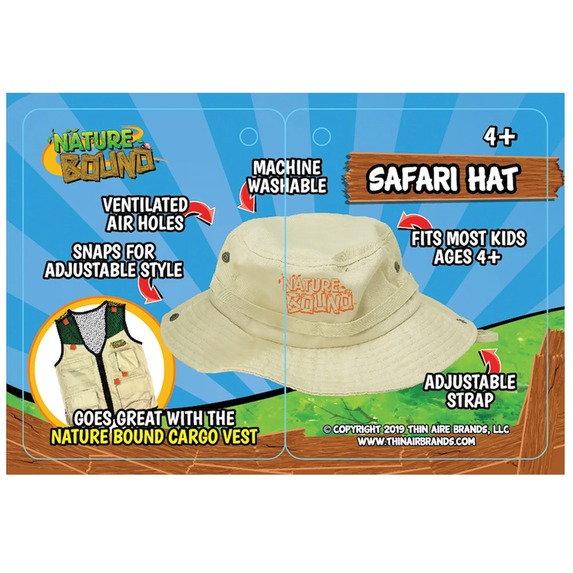 Nature Bound Explorer Safari Hat - Adventure Cap for Kids - Image 4