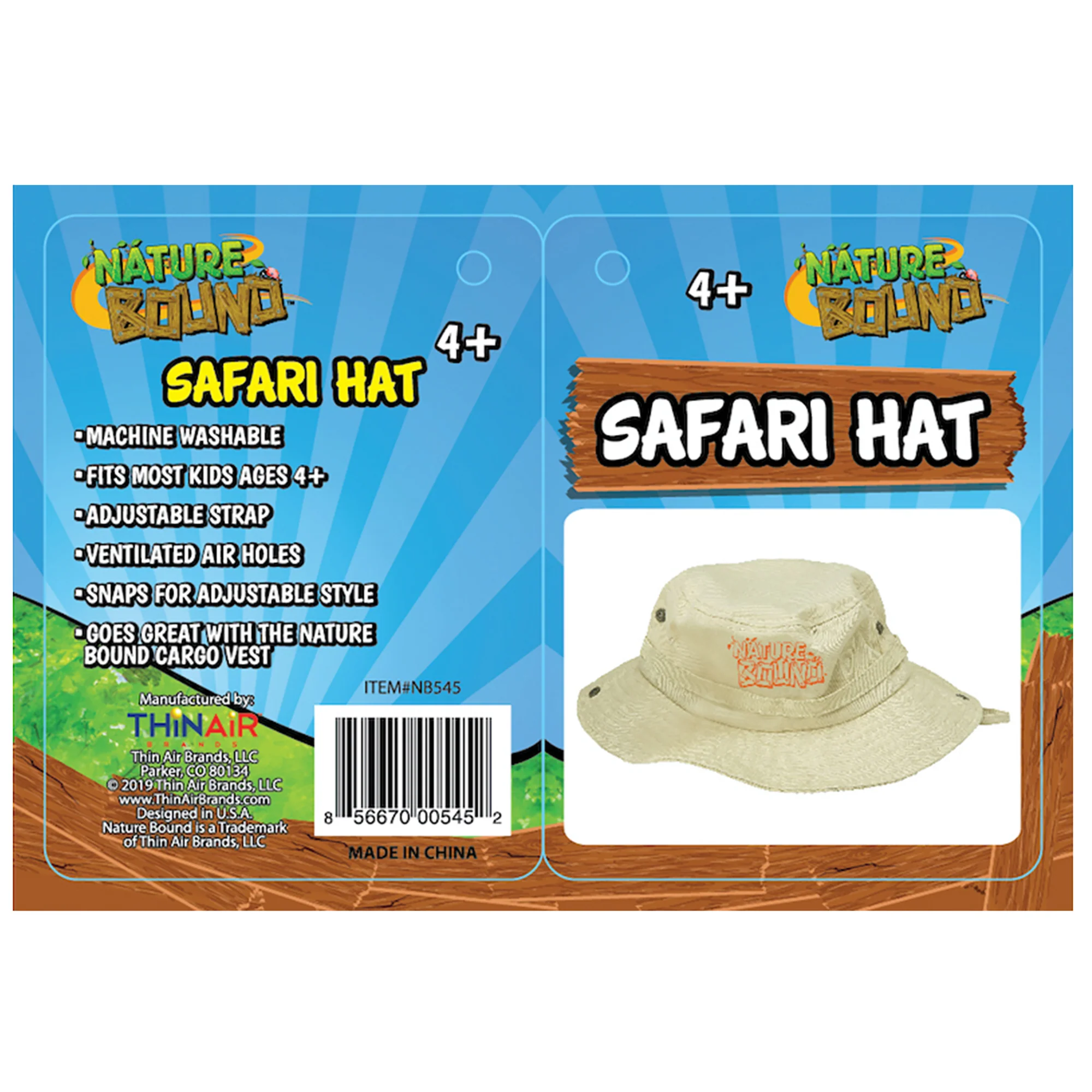 Nature Bound Explorer Safari Hat - Adventure Cap for Kids - Image 5