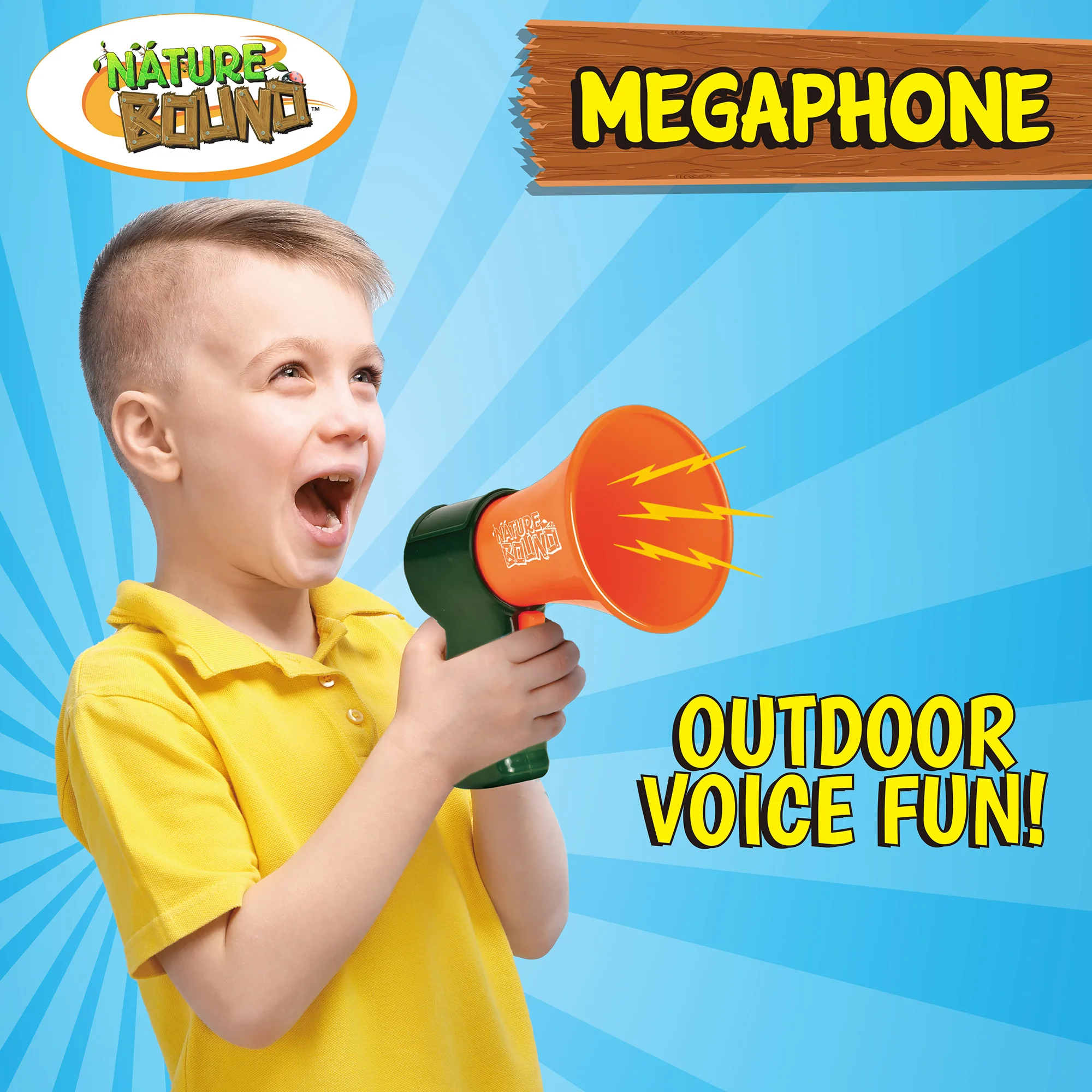 Nature Bound Speaker Megaphone 7.5-Inch Voice Amplifier - Image 3