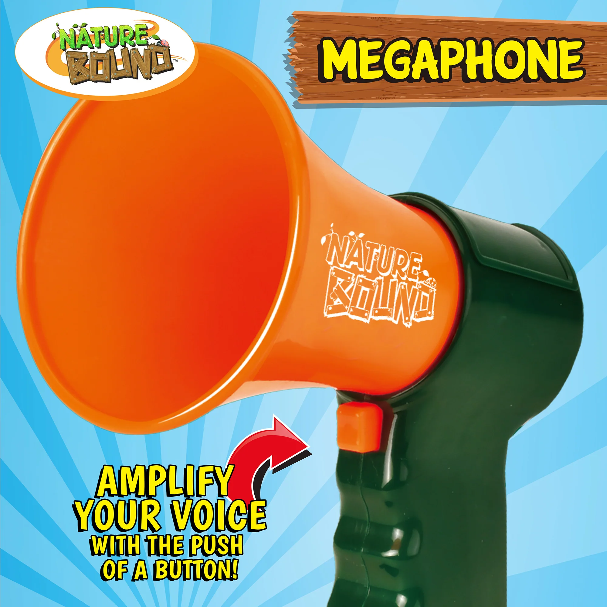 Nature Bound Speaker Megaphone 7.5-Inch Voice Amplifier - Image 4