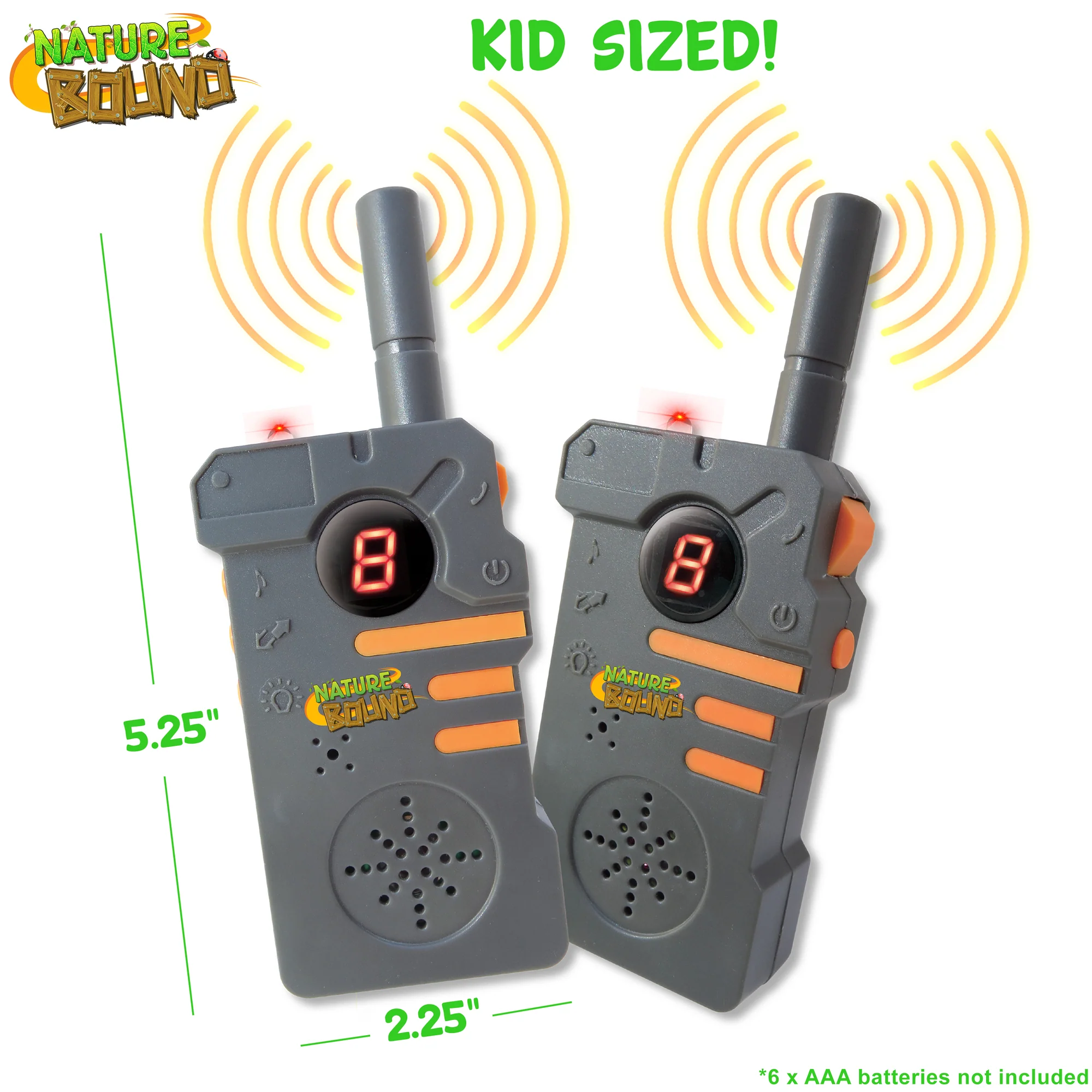 Nature Bound Walkie Talkies for Kids - Outdoor Adventure Set - Image 4