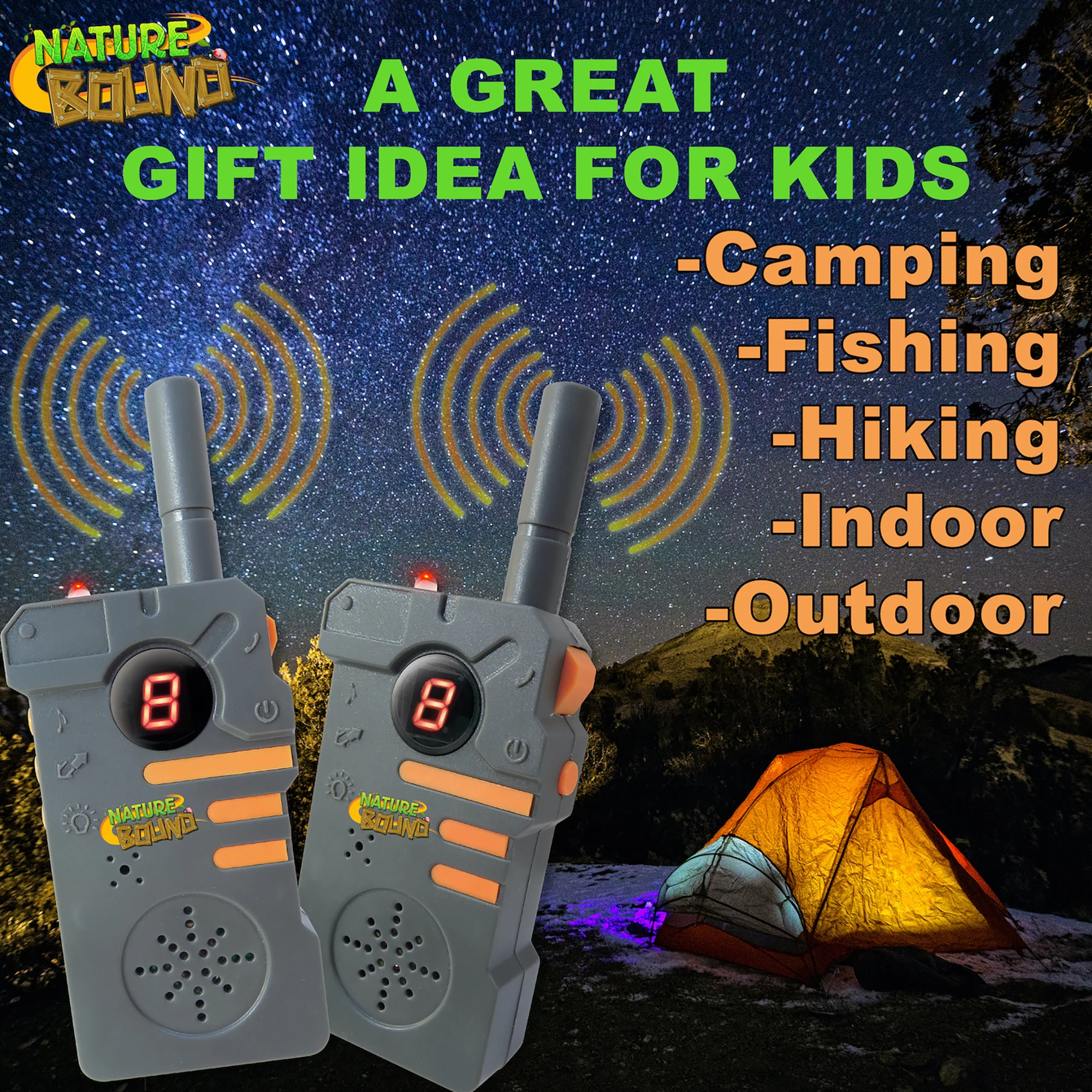 Nature Bound Walkie Talkies for Kids - Outdoor Adventure Set - Image 5
