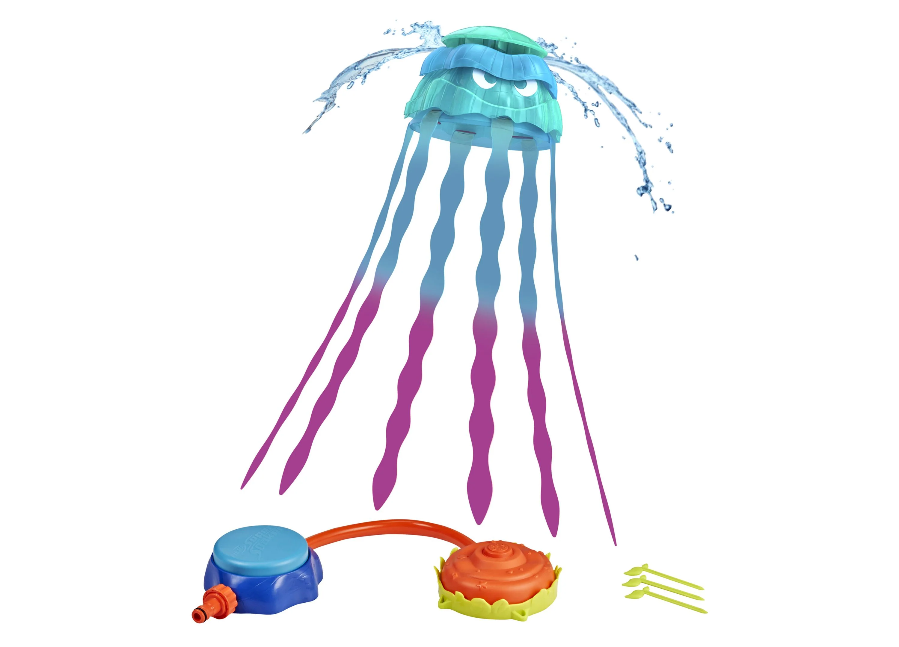 Nerf Super Soaker Stomp And Soak Jellyfish Water Sprinkler Toy