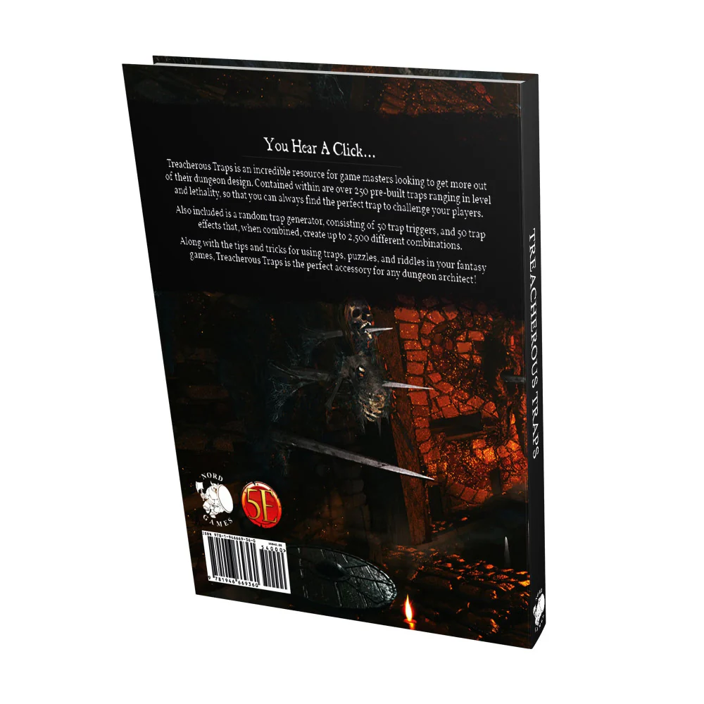 Nord Games: Treacherous Traps - 5th Edition D&D Hardcover RPG Supplement - Image 2