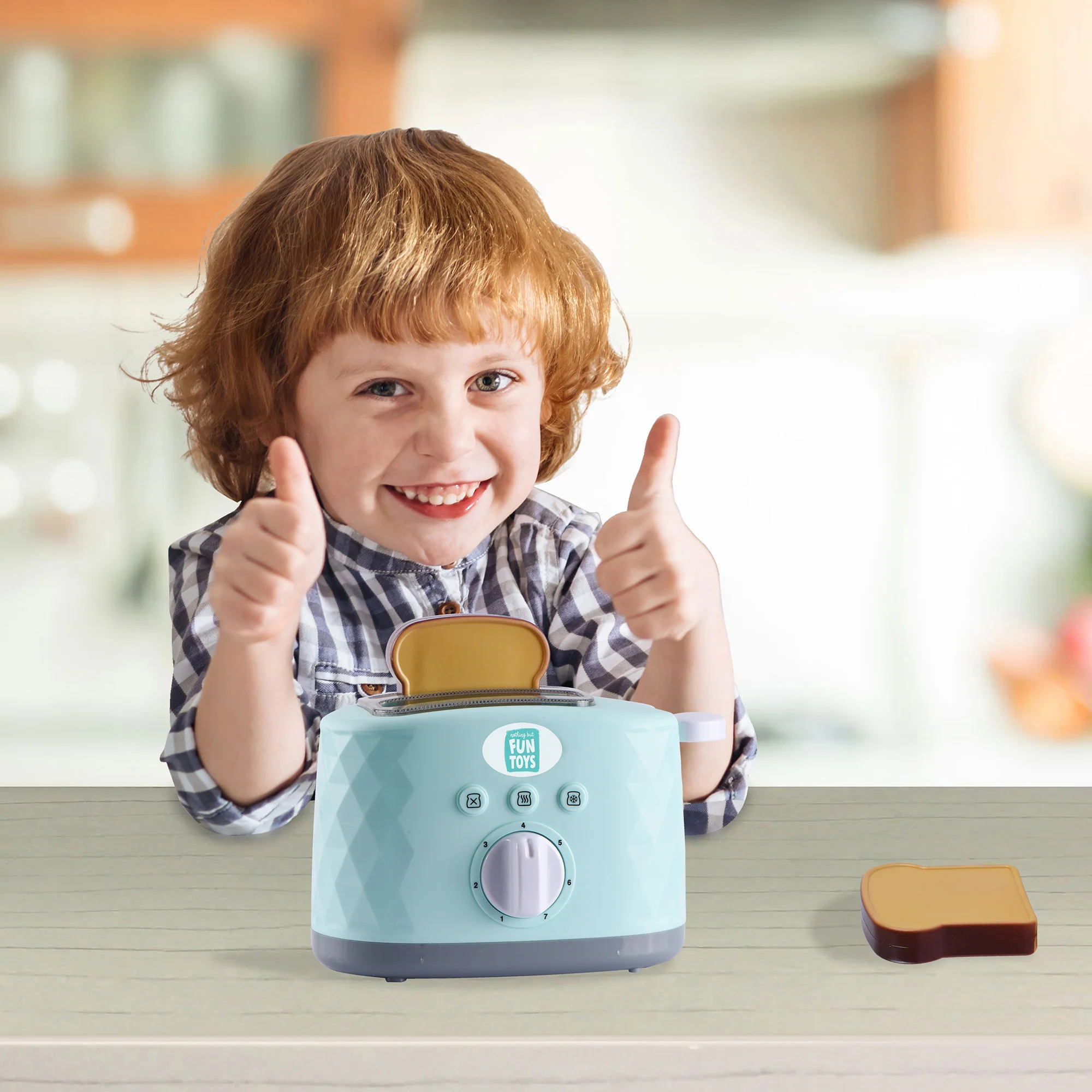 Nothing But Fun Toys My First Toaster - Teal - Image 5